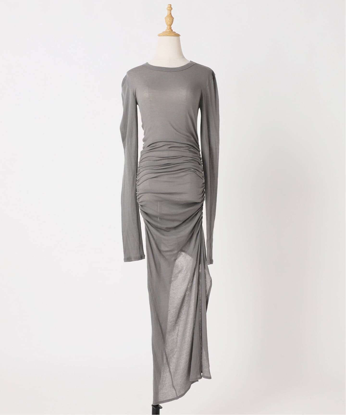 あゆみページ 別注【Ayumi.Hamamoto×JOURNALSTANDARD】Draping Sheer Dress