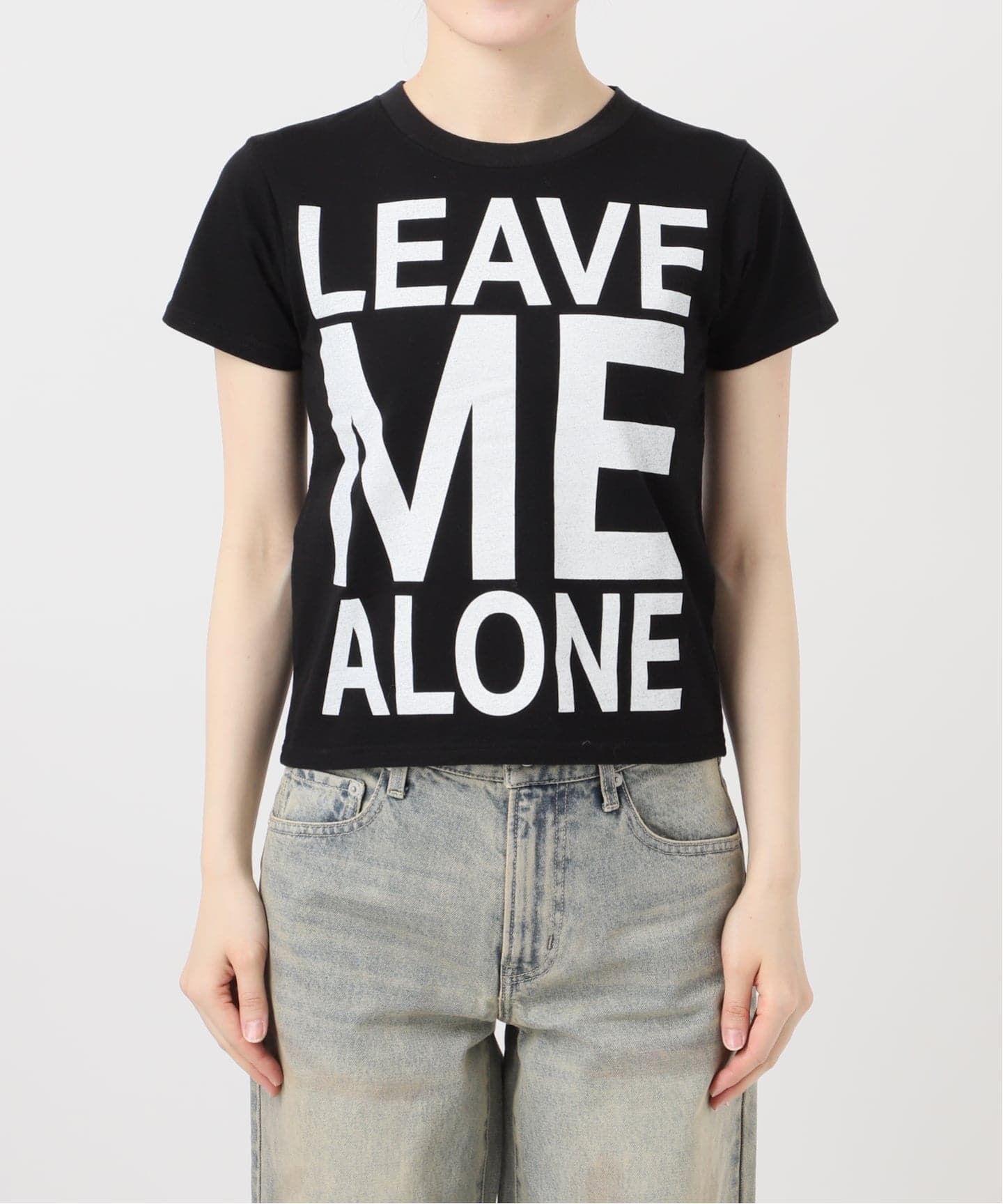 完売品 Oriens LEAVE ME ALONE ロゴプリントT 追加3》ビッグロゴプリント TEE（Tシャツ／カットソー）｜Oriens