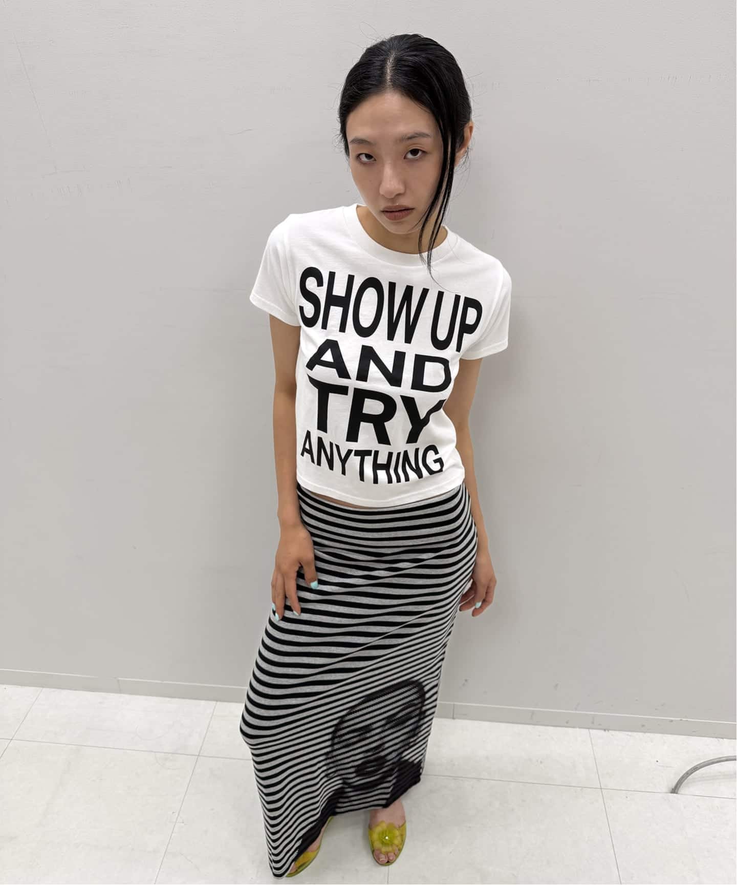 追加2》SHOW UP プリントTEE（Tシャツ／カットソー）｜Oriens JOURNAL