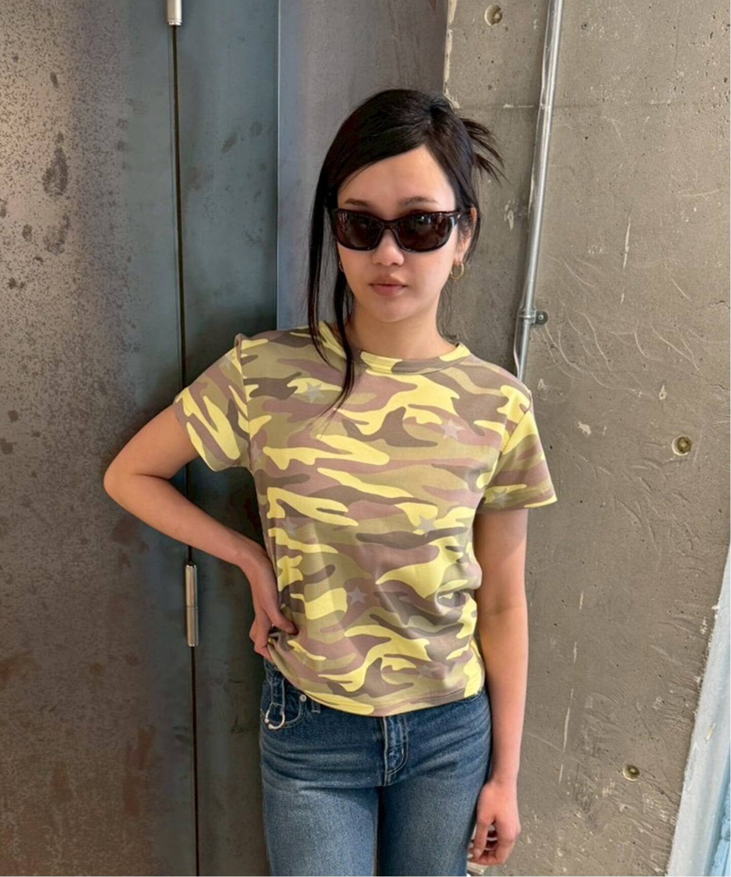 追加》カモフラージュ スターTシャツ（Tシャツ／カットソー）｜Oriens 