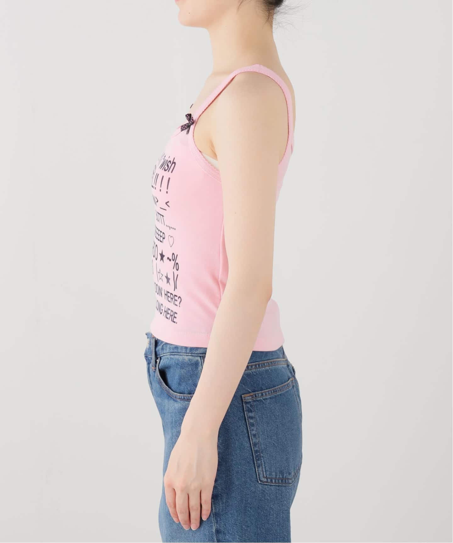 HOLECO/ホレコ】 Dango Camisole（CREEP/PINK）（キャミソール