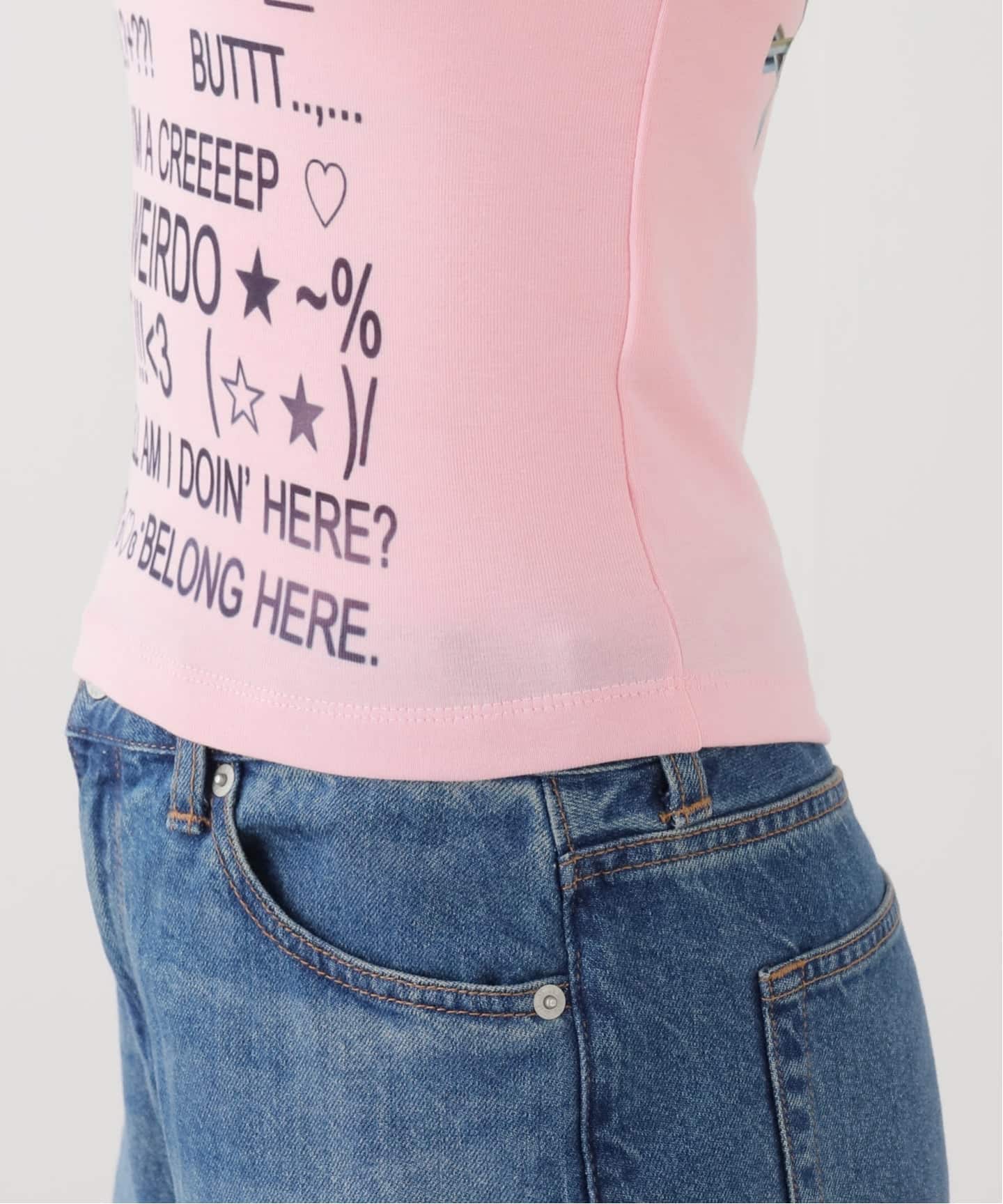 HOLECO/ホレコ】 Dango Camisole（CREEP/PINK）（キャミソール