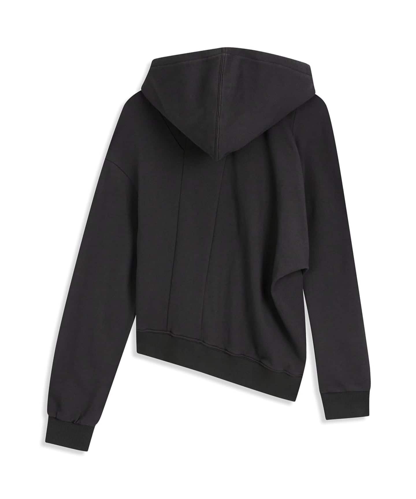 yu-パーカー OPEN YY / オープンワイワイ】 Knitted SLANT ZIP HOODIE（パーカー