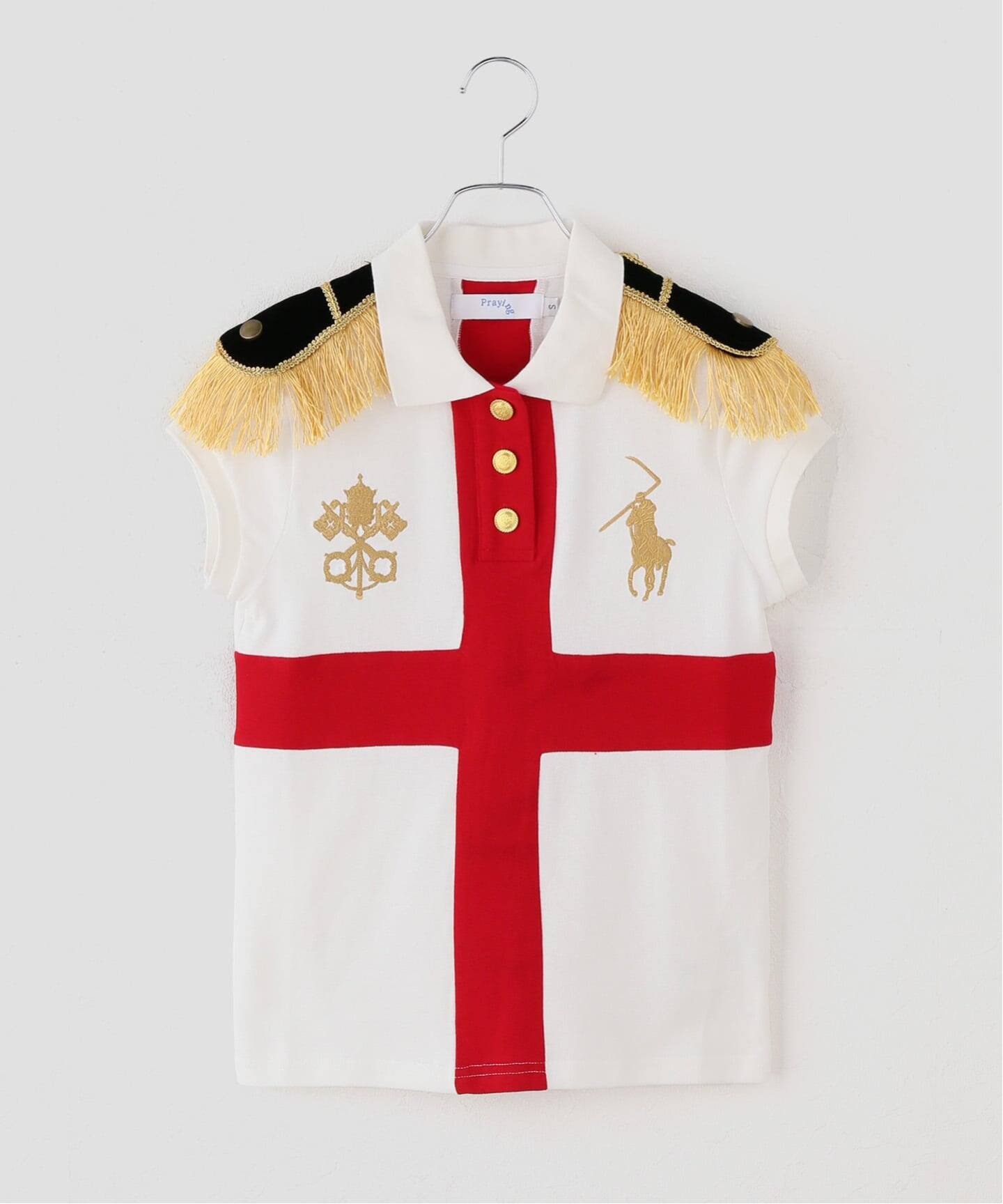 Praying/プレイング】Epulet Women's Top White（ポロシャツ）｜Oriens