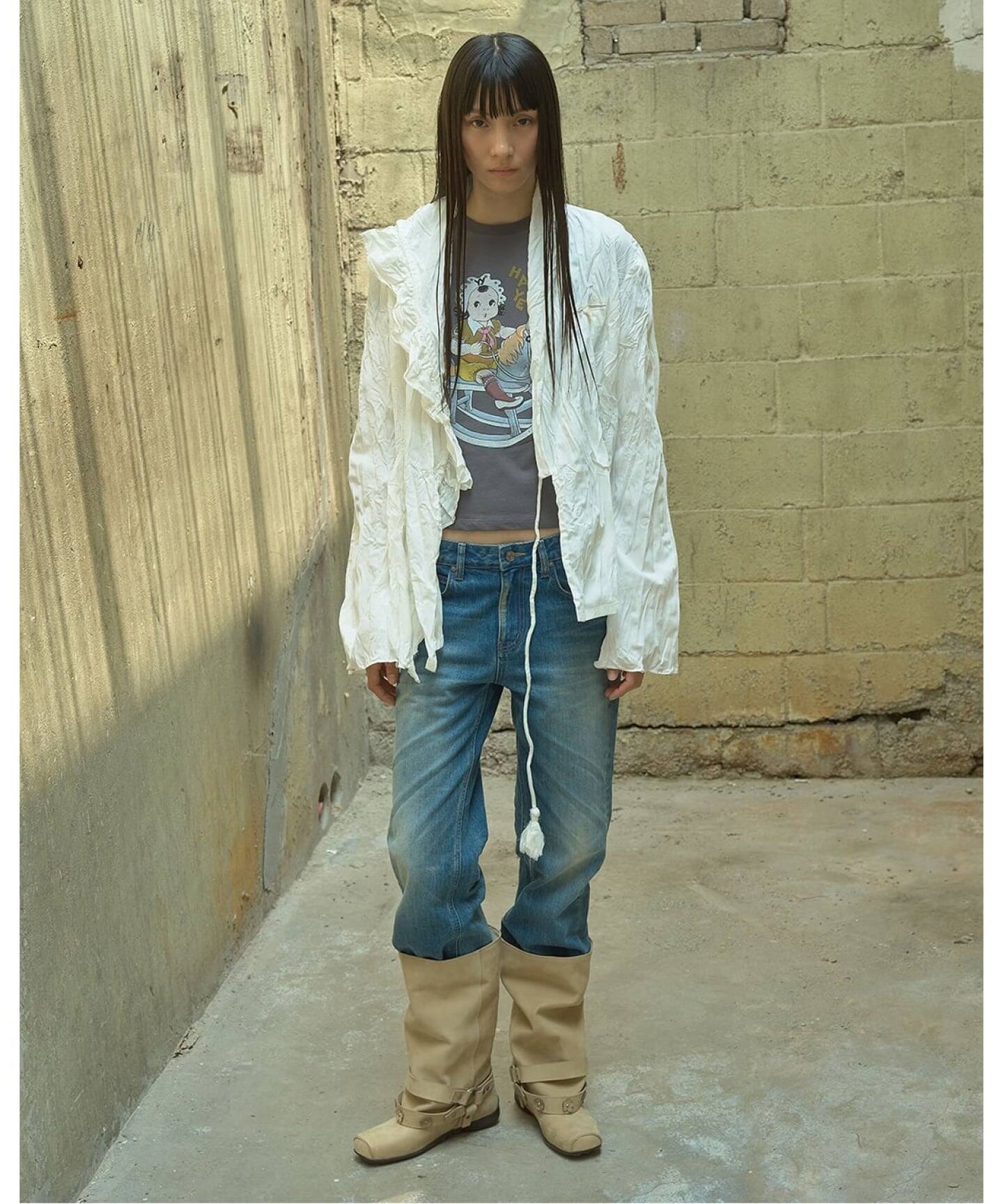 OPEN YY / オープンワイワイ】Knitted ROCKING BABY TEE（Tシャツ