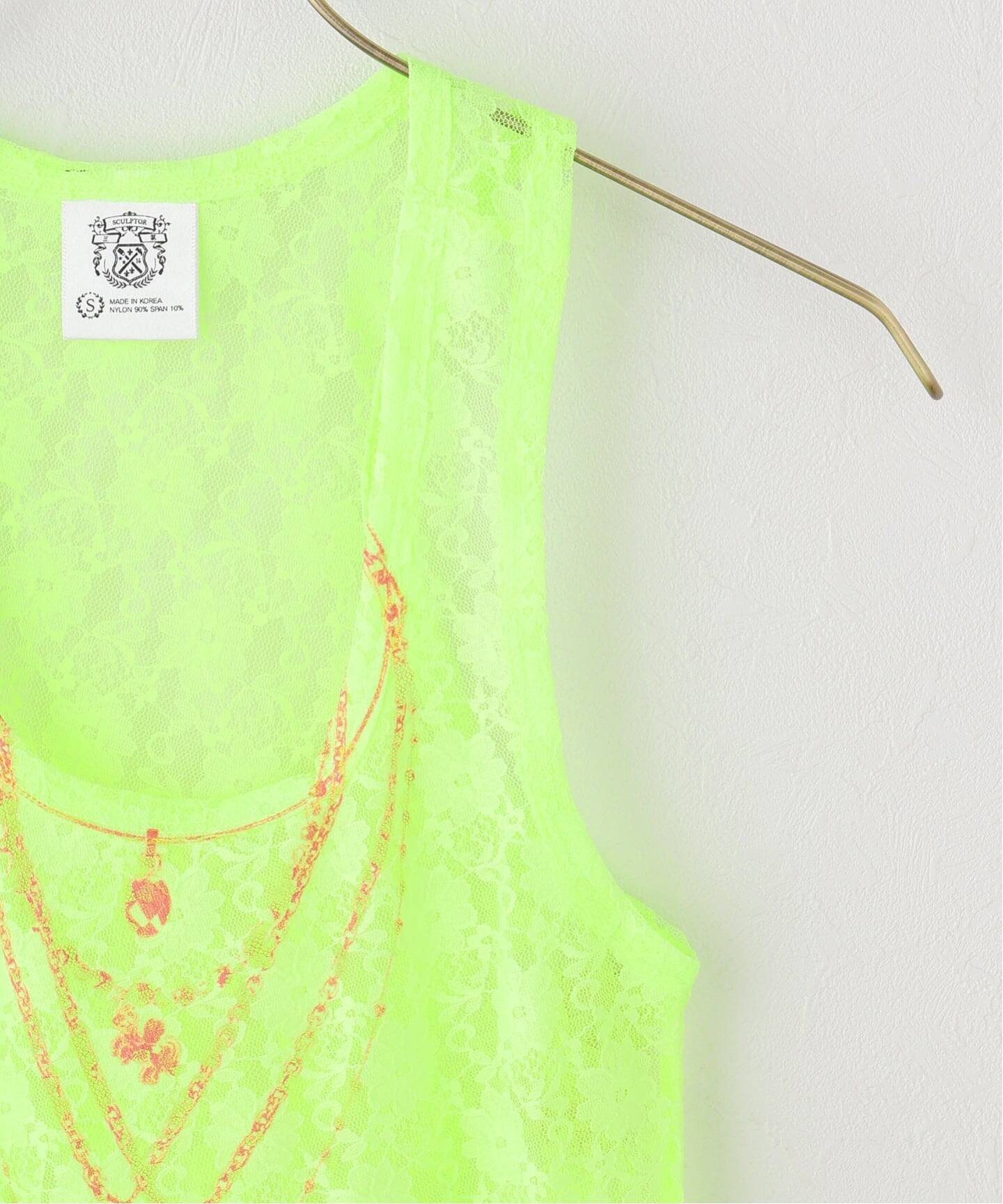 SCULPTOR/スカルプター】 Faux Necklace Tan（タンクトップ）｜Oriens 