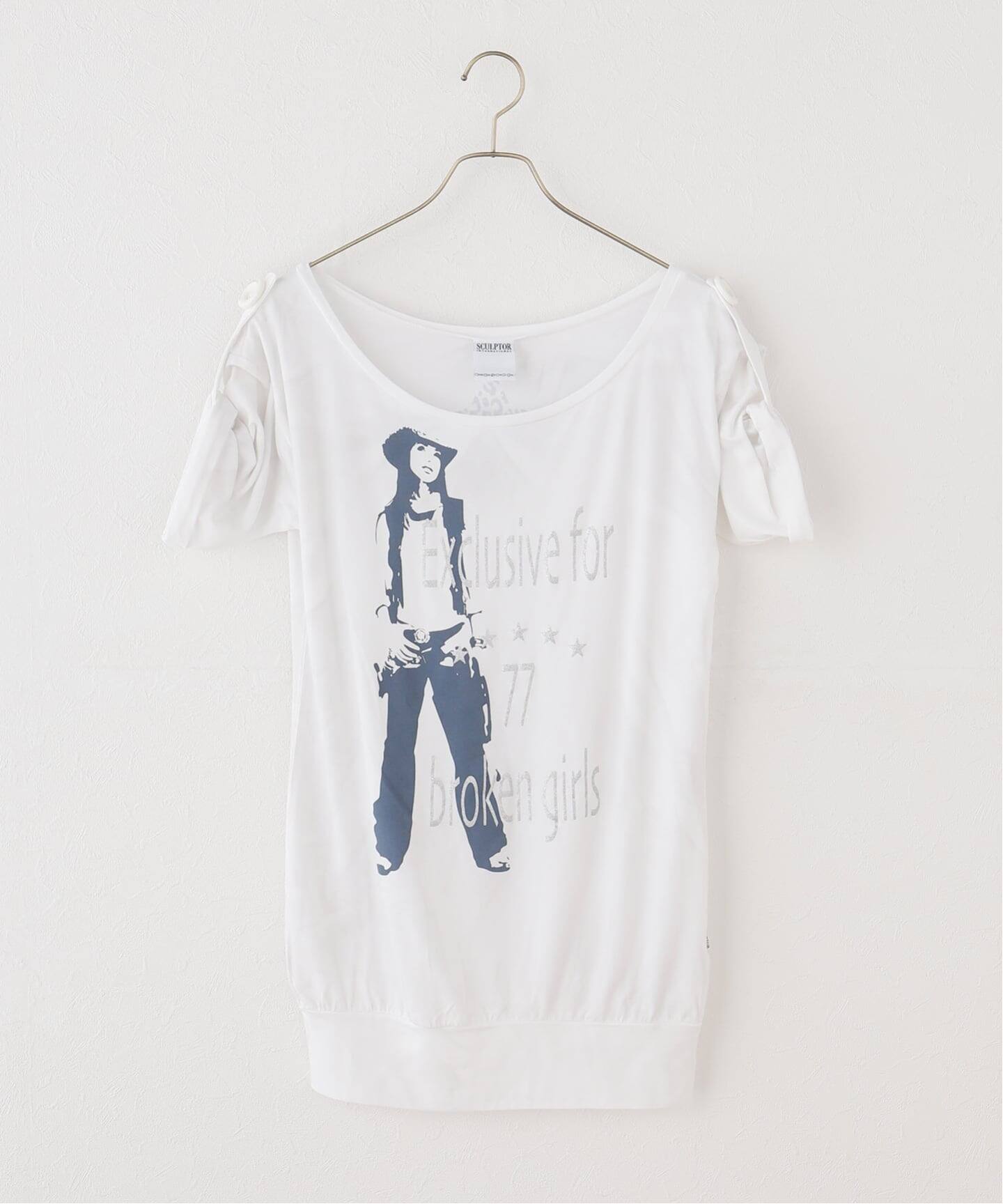 SCULPTOR/スカルプター】 Broken Girls Roll（Tシャツ／カットソー