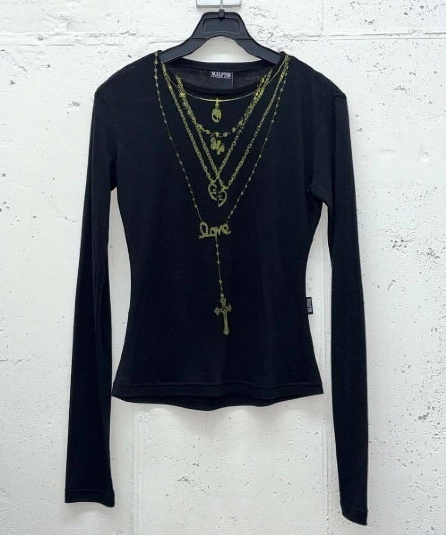SCULPTOR/スカルプター】 Faux Necklace Tee（Tシャツ／カットソー
