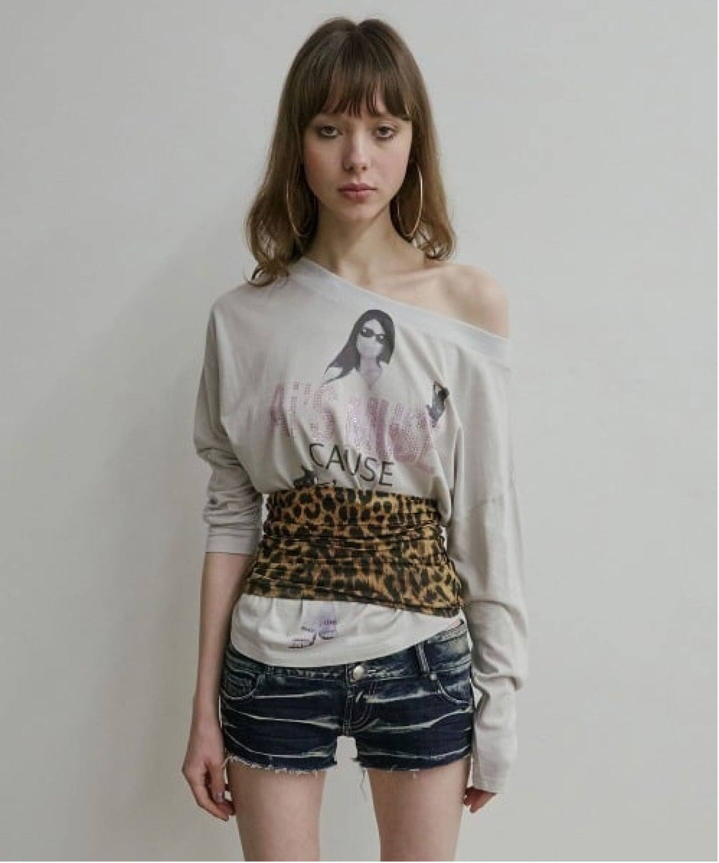 sculptor urban muse tee オフショル ロンＴ SCULPTOR/スカルプター】 Urban Muse Tee（Tシャツ／カットソー