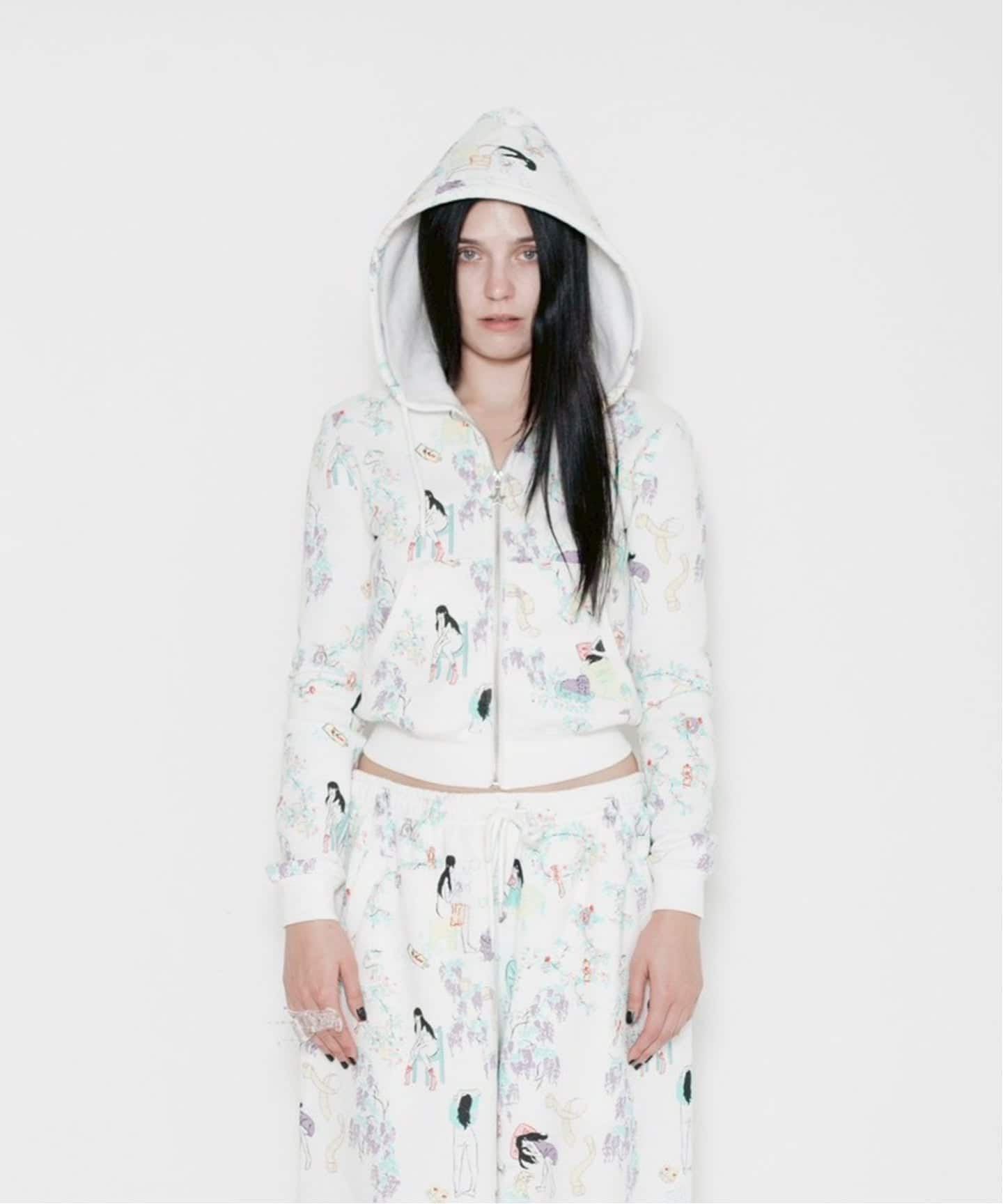 Ashley Williams フーディー Lサイズ パーカー 「Ashley Williams」 BUTTERFLY HOODIE（イエロー