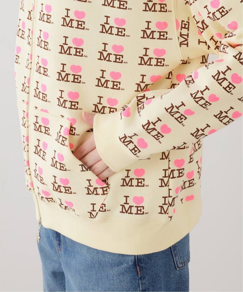 Ashley Williams】 BUTTERFLY HOODIE（イエロー）（パーカー）｜Oriens 