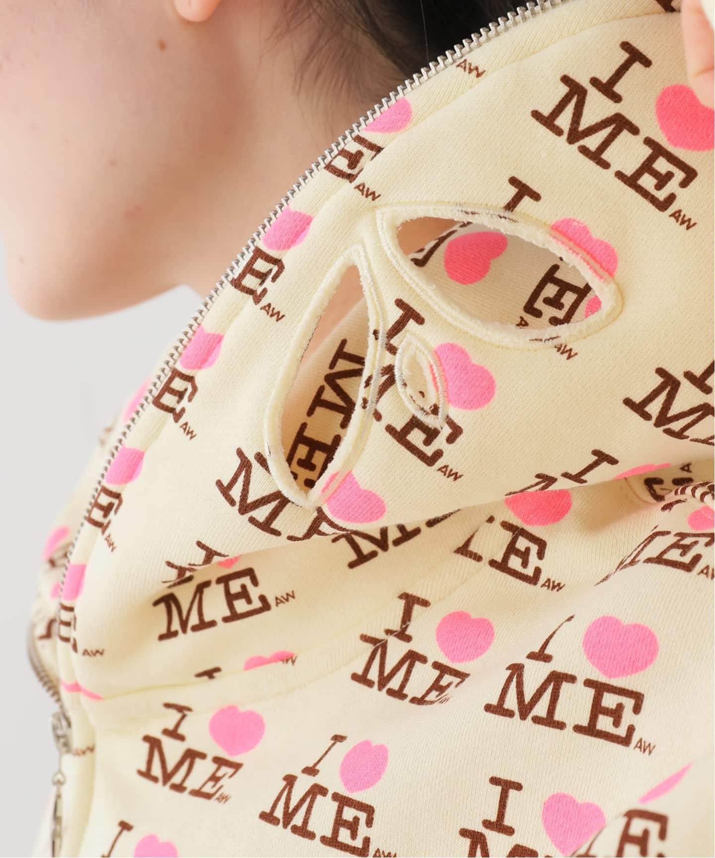 Ashley Williams】 BUTTERFLY HOODIE（イエロー）（パーカー）｜Oriens