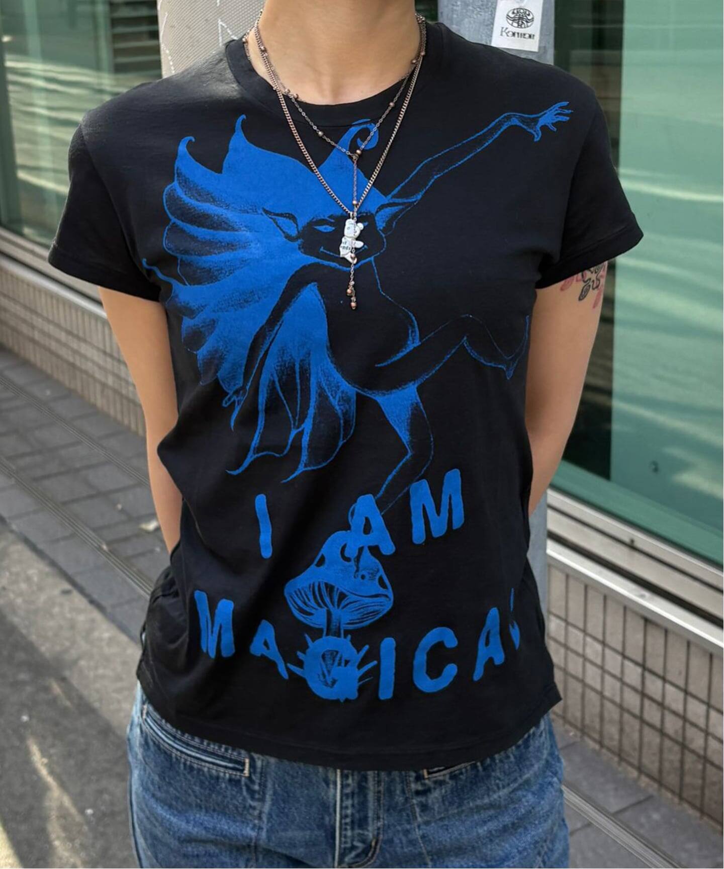 ARIES / アリーズ】Magical Cap Sleeve Tee（Tシャツ／カットソー 
