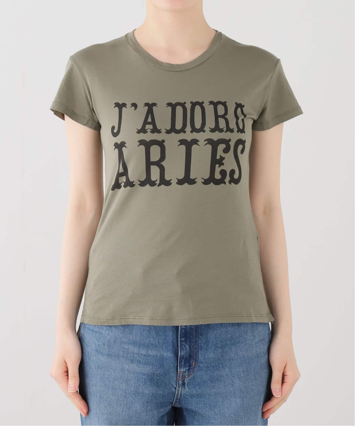 アリーズ Aries Tシャツ 25SS ゼロ年代風 Dior パロディ ARIES / アリーズ】J'Adoro Western Cap Sleeve Tee（Tシャツ