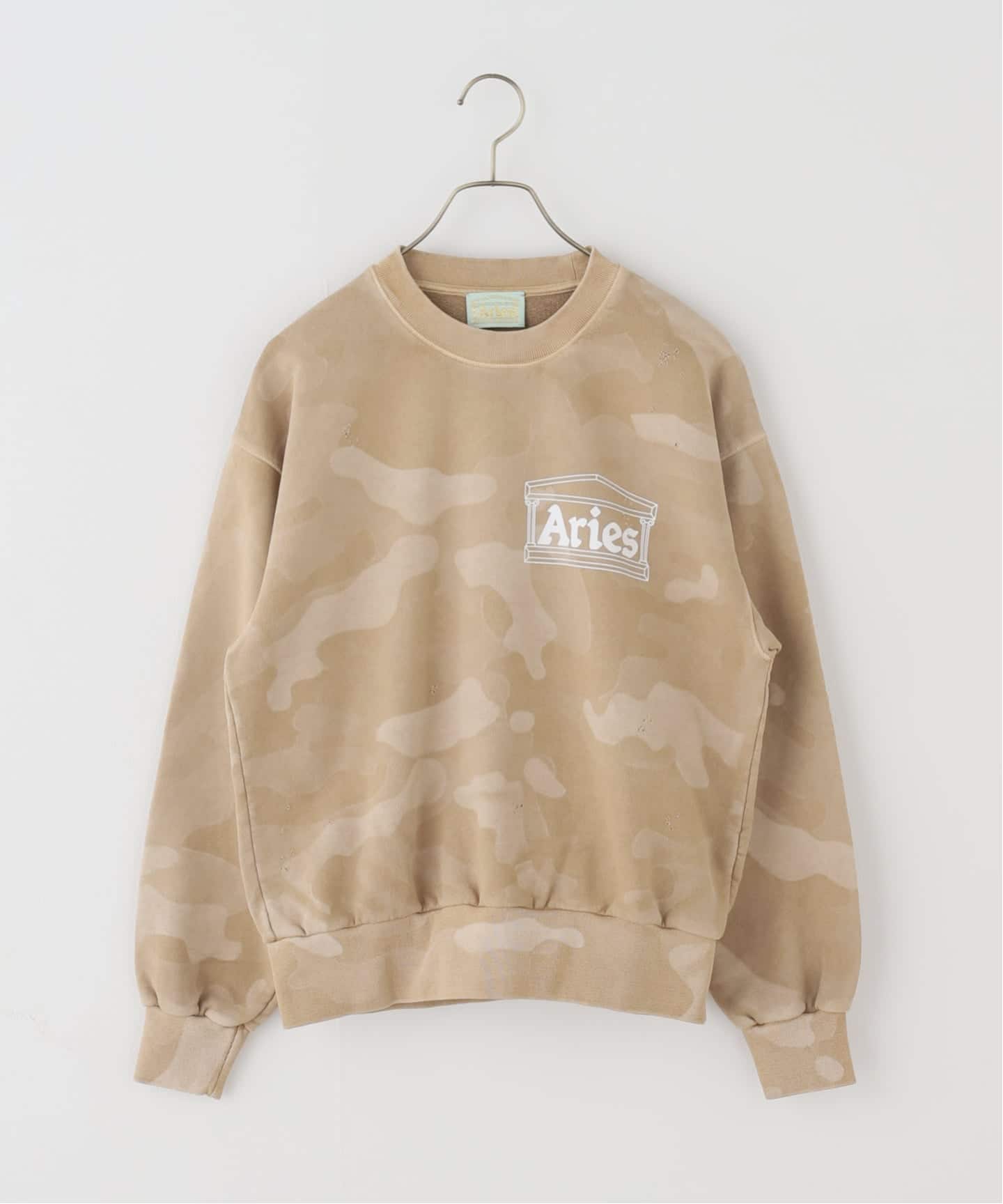 ARIES / アリーズ】Aged Temple Camo Sweat（スウェット）｜Oriens