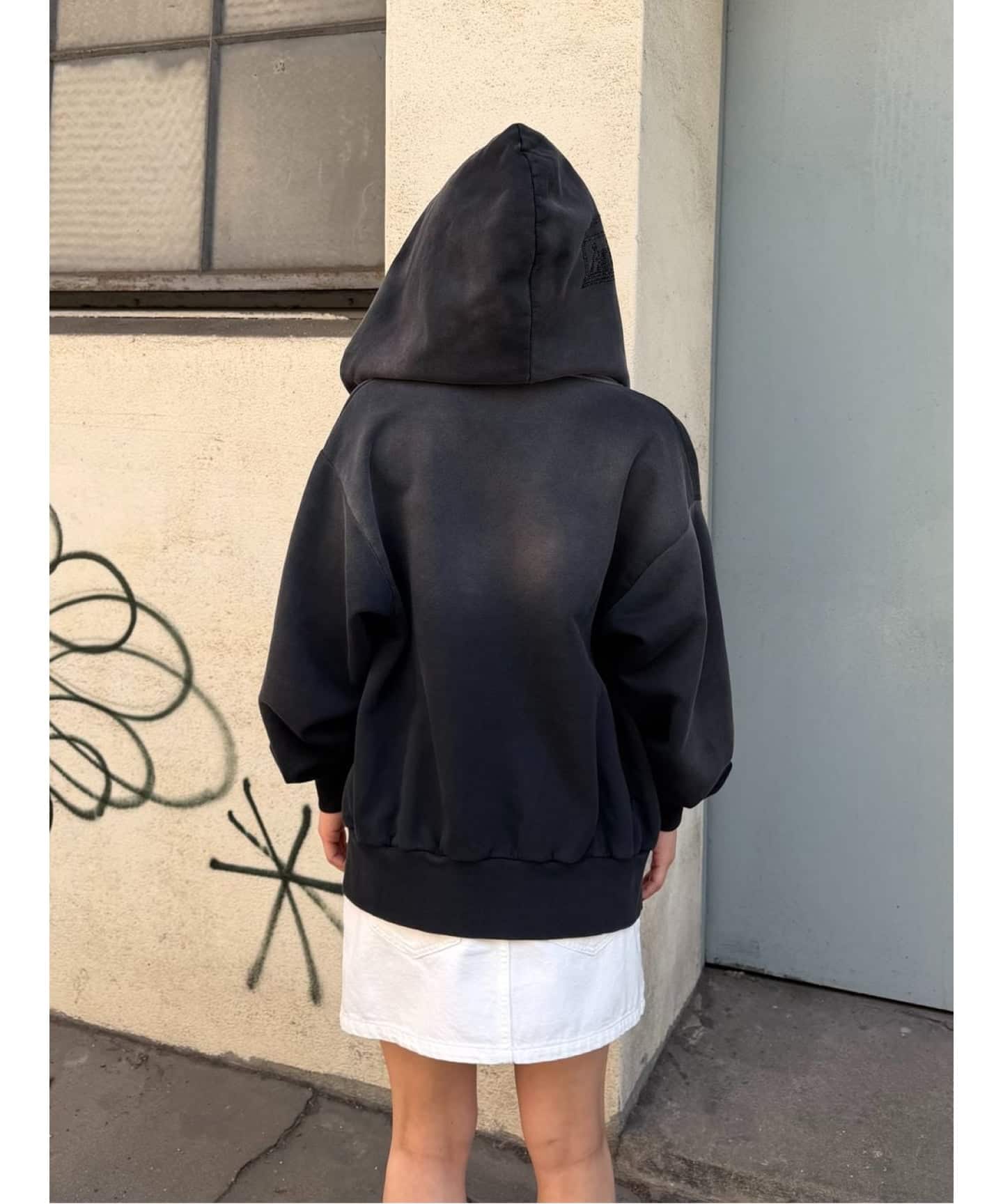 ARIES / アリーズ】Aged Gothic Zip Through Hoodie（パーカー