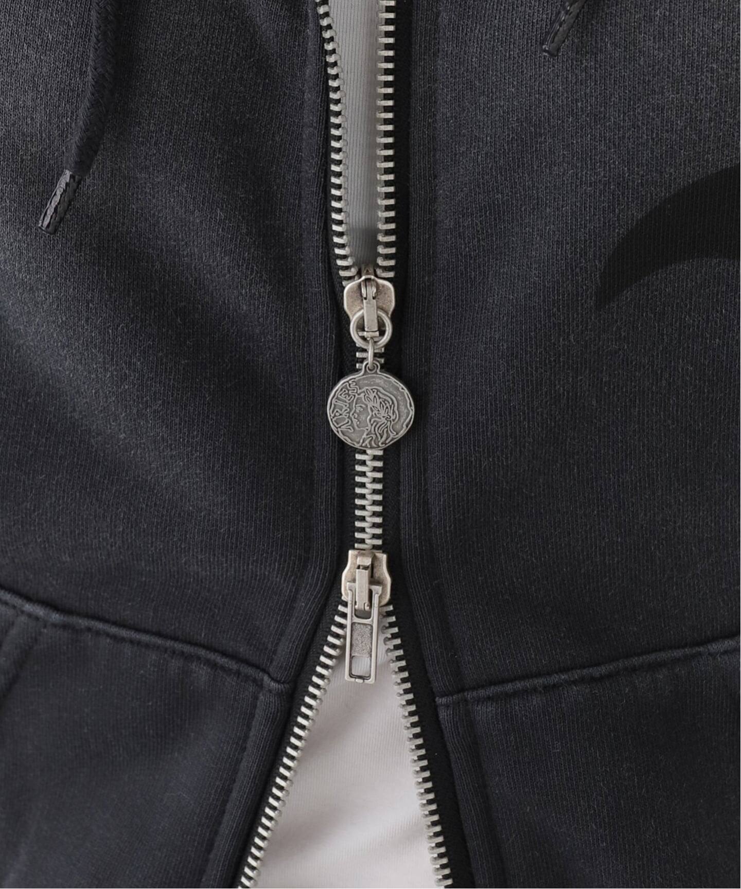 ARIES / アリーズ】Aged Gothic Zip Through Hoodie（パーカー