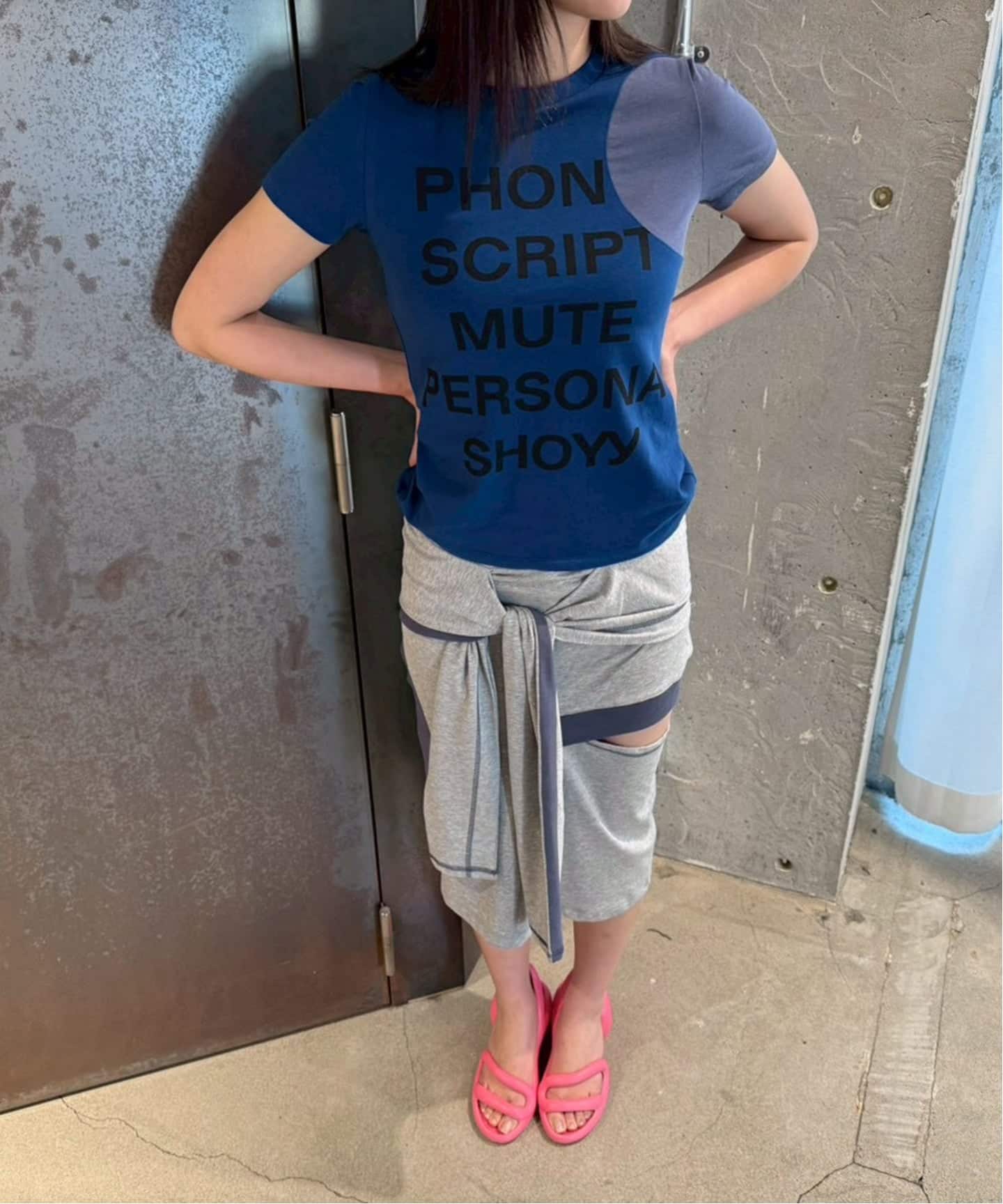 OPEN YY / オープンワイワイ】 YY DOT TYPO TEE（Tシャツ／カットソー