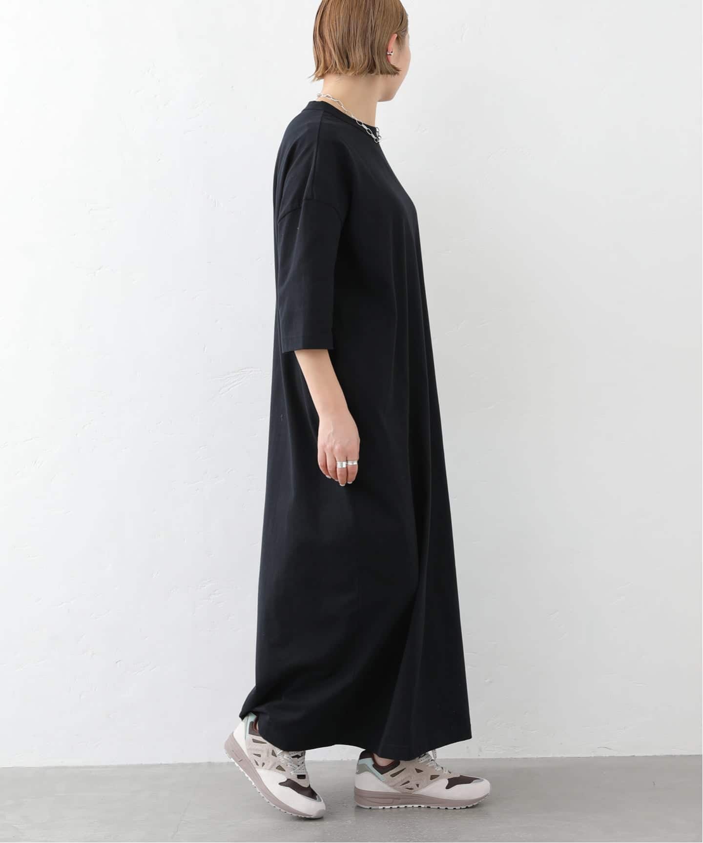 予約》クラシック天竺スタンダードクルーネックワンピース（ワンピース