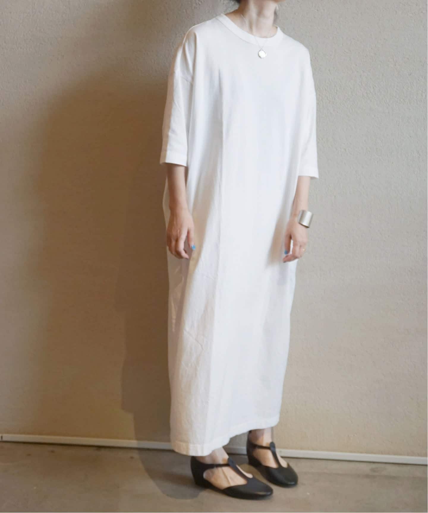予約》クラシック天竺スタンダードクルーネックワンピース（ワンピース