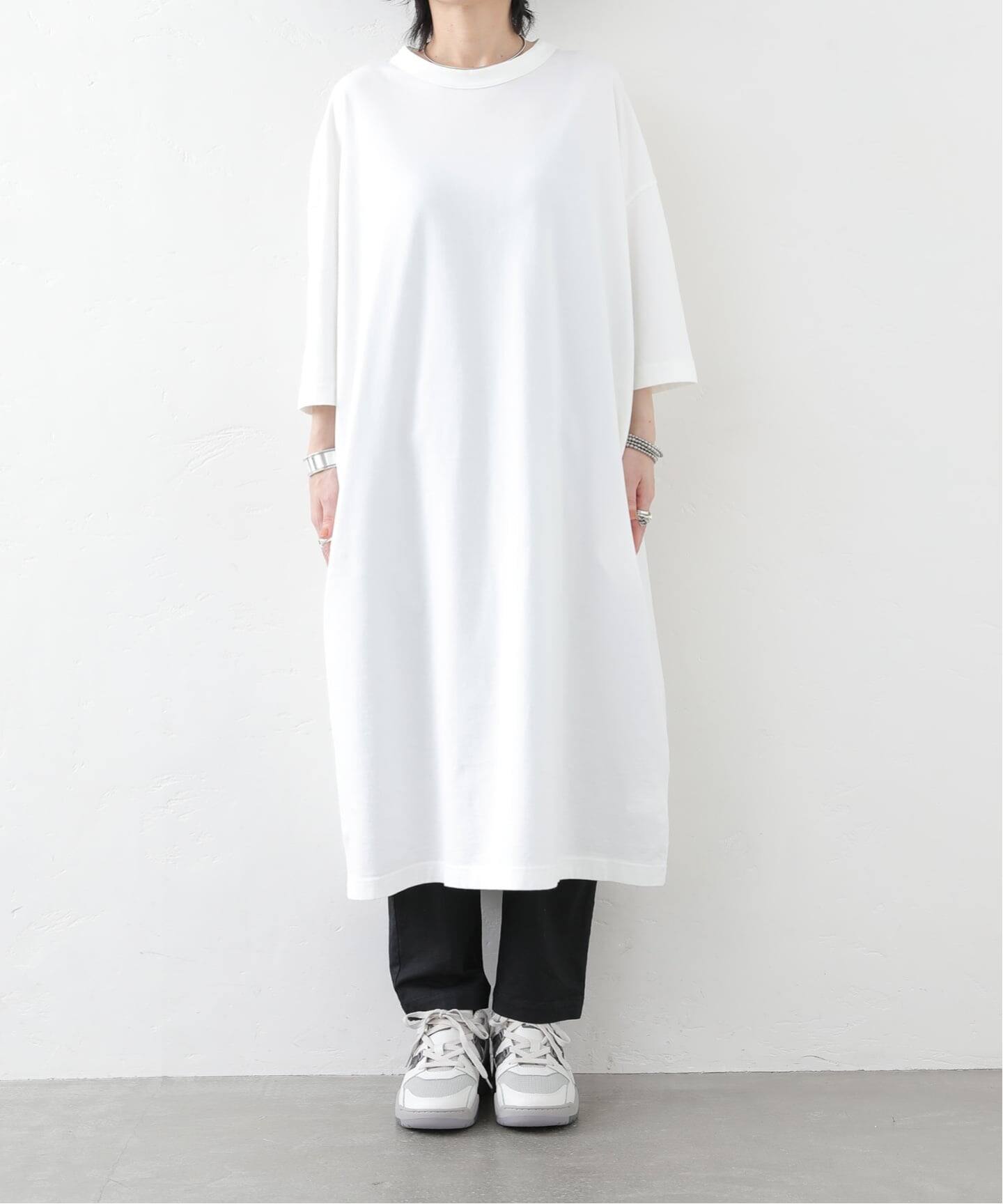 クラシック天竺スタンダードクルーネックワンピース（ワンピース