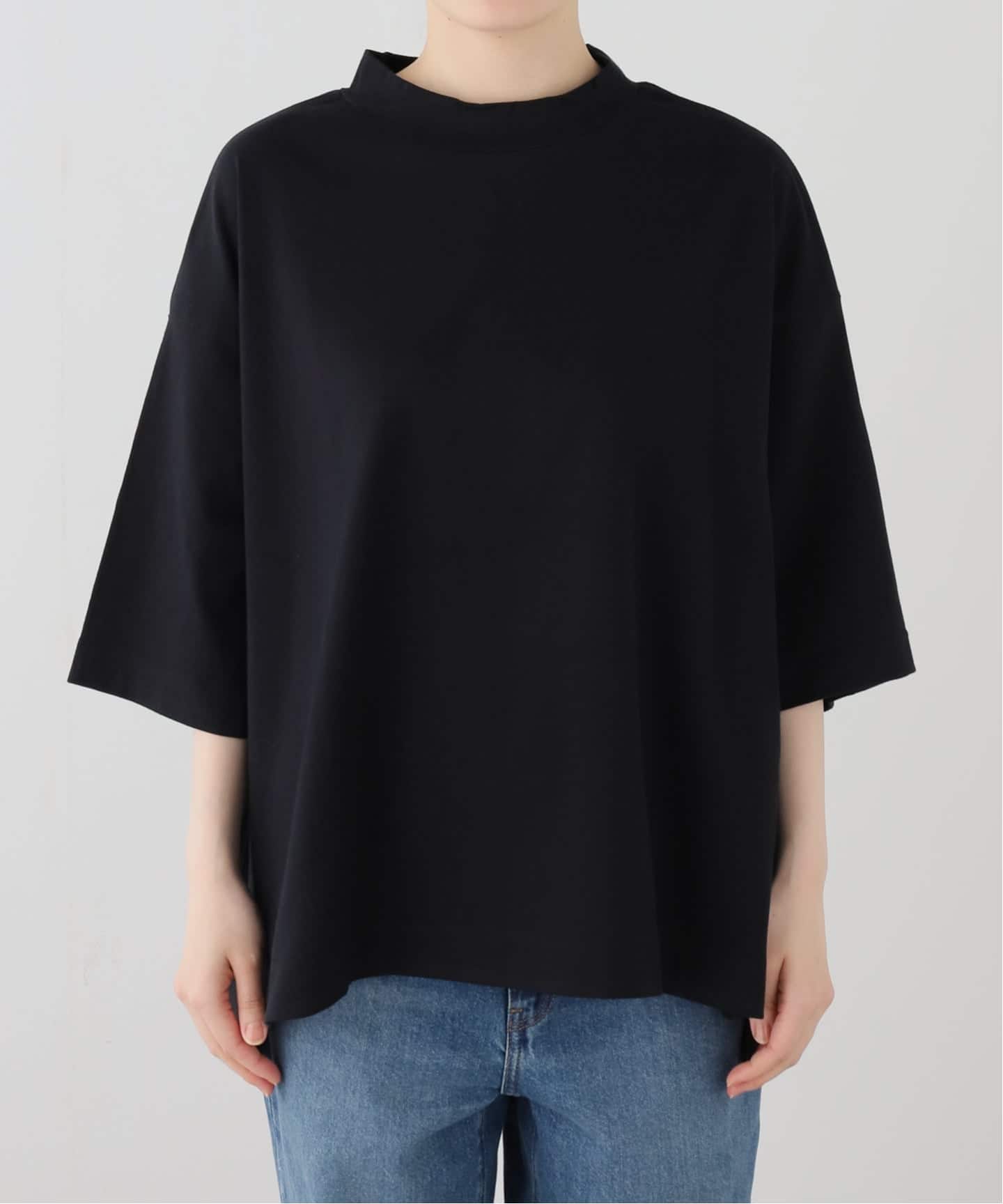 追加》クラシックテンジク モックプルオーバー（Tシャツ／カットソー