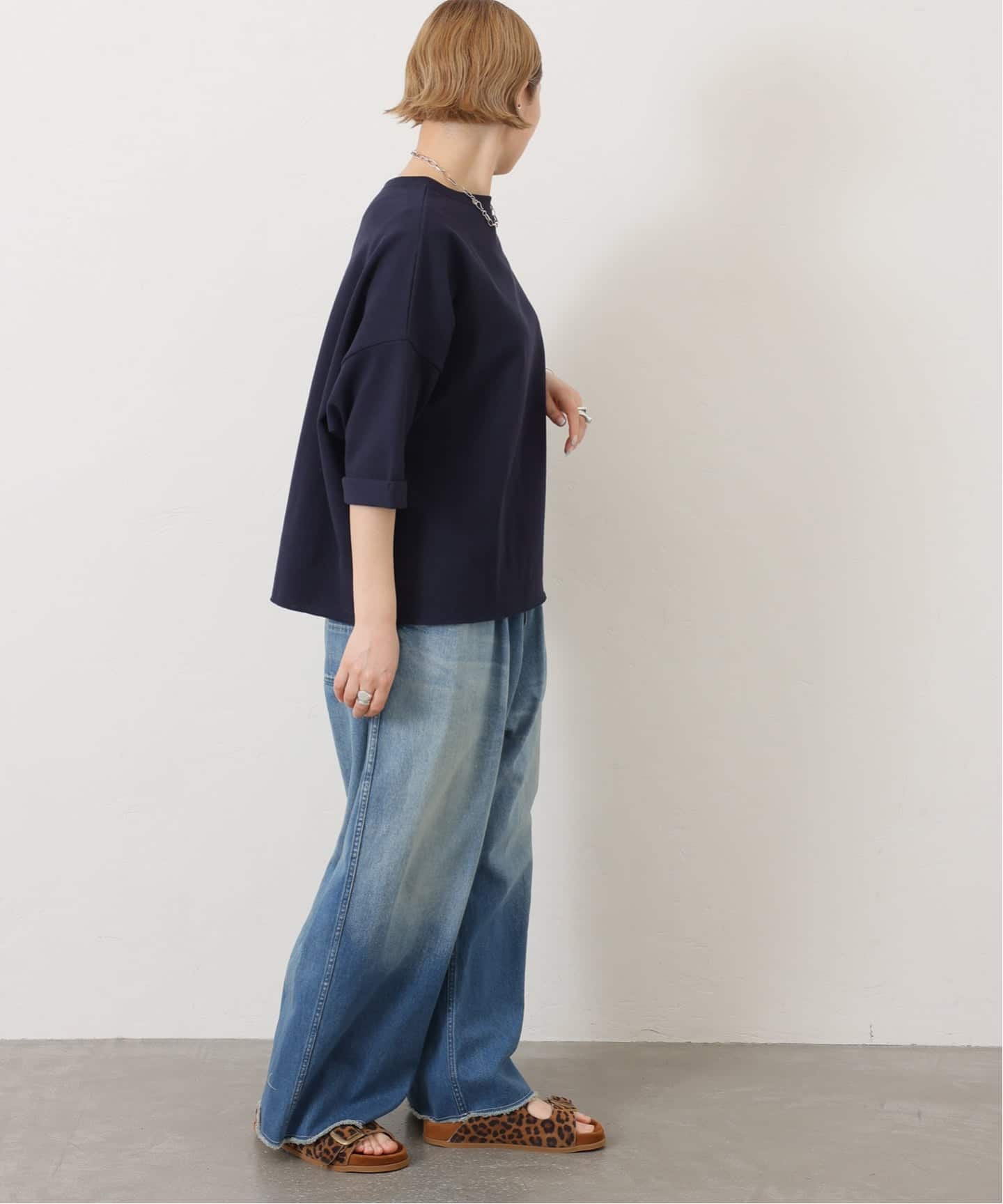 日曜限定journal standard luxe カノコ プルオーバーネイビー カノコ プルオーバー（Tシャツ／カットソー）｜journal standard luxe