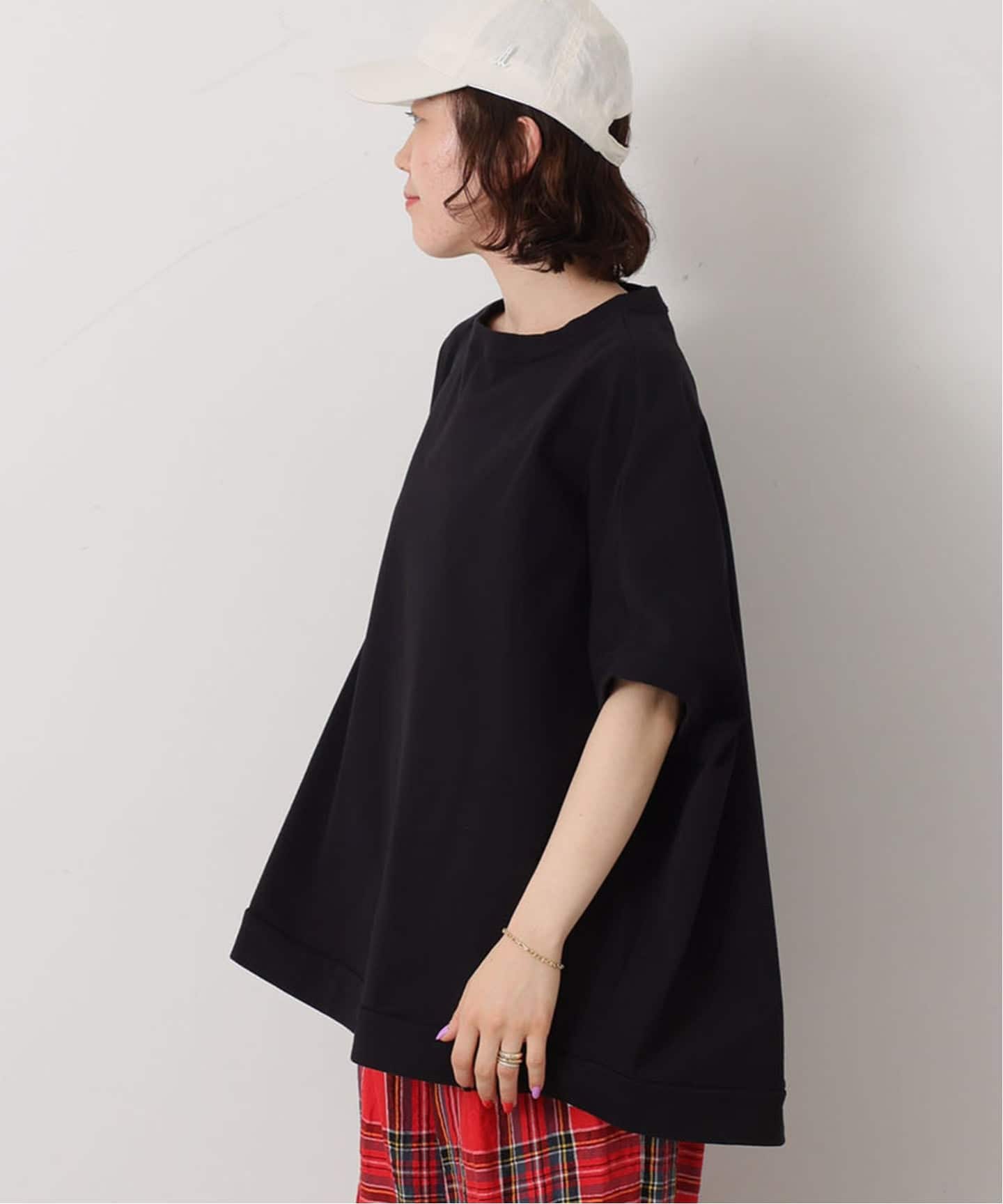予約》オーガニックテンジク ポンチョT（Tシャツ／カットソー