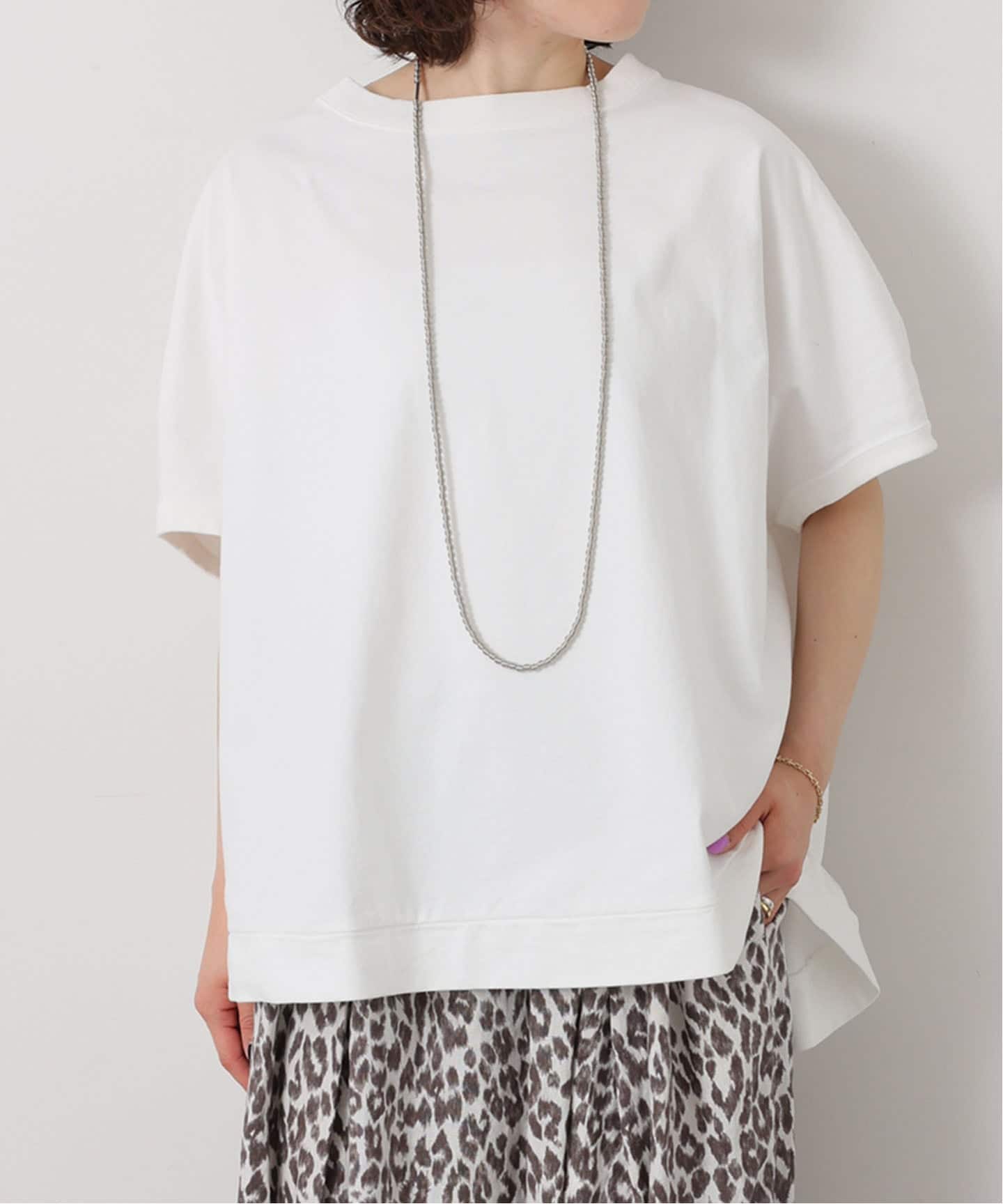予約》オーガニックテンジク ポンチョT（Tシャツ／カットソー