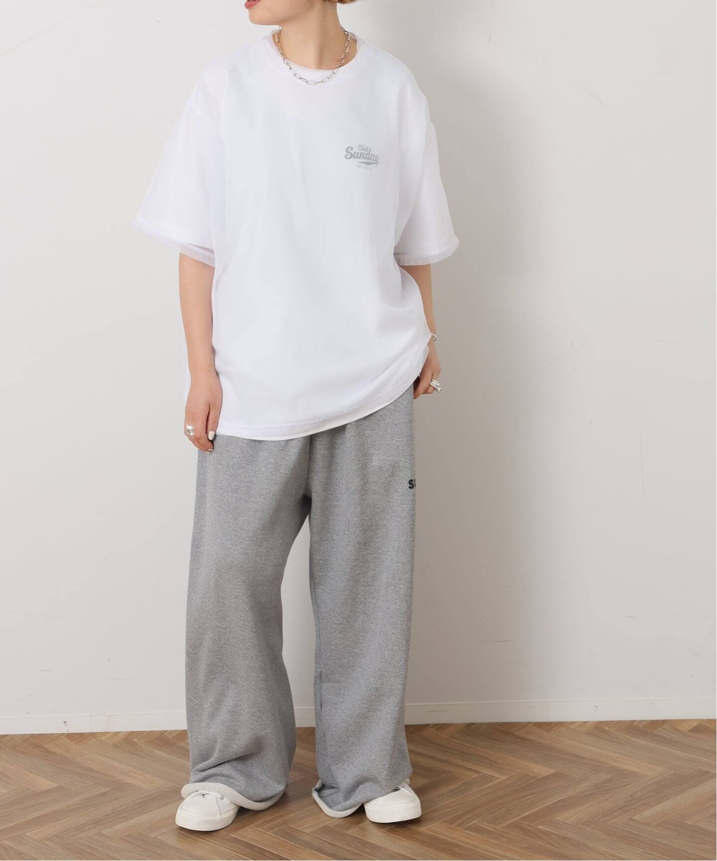 サイド Club Sunday Tシャツ（Tシャツ／カットソー）｜journal