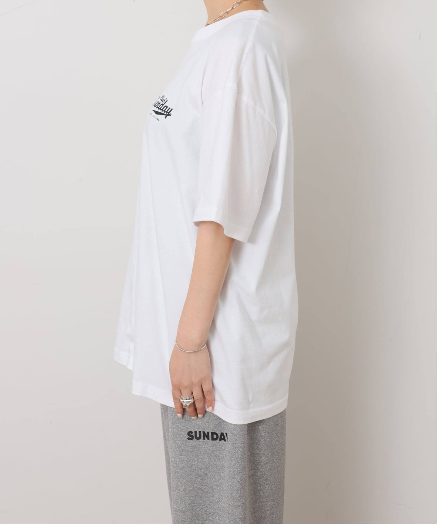 サイド Club Sunday Tシャツ（Tシャツ／カットソー）｜journal