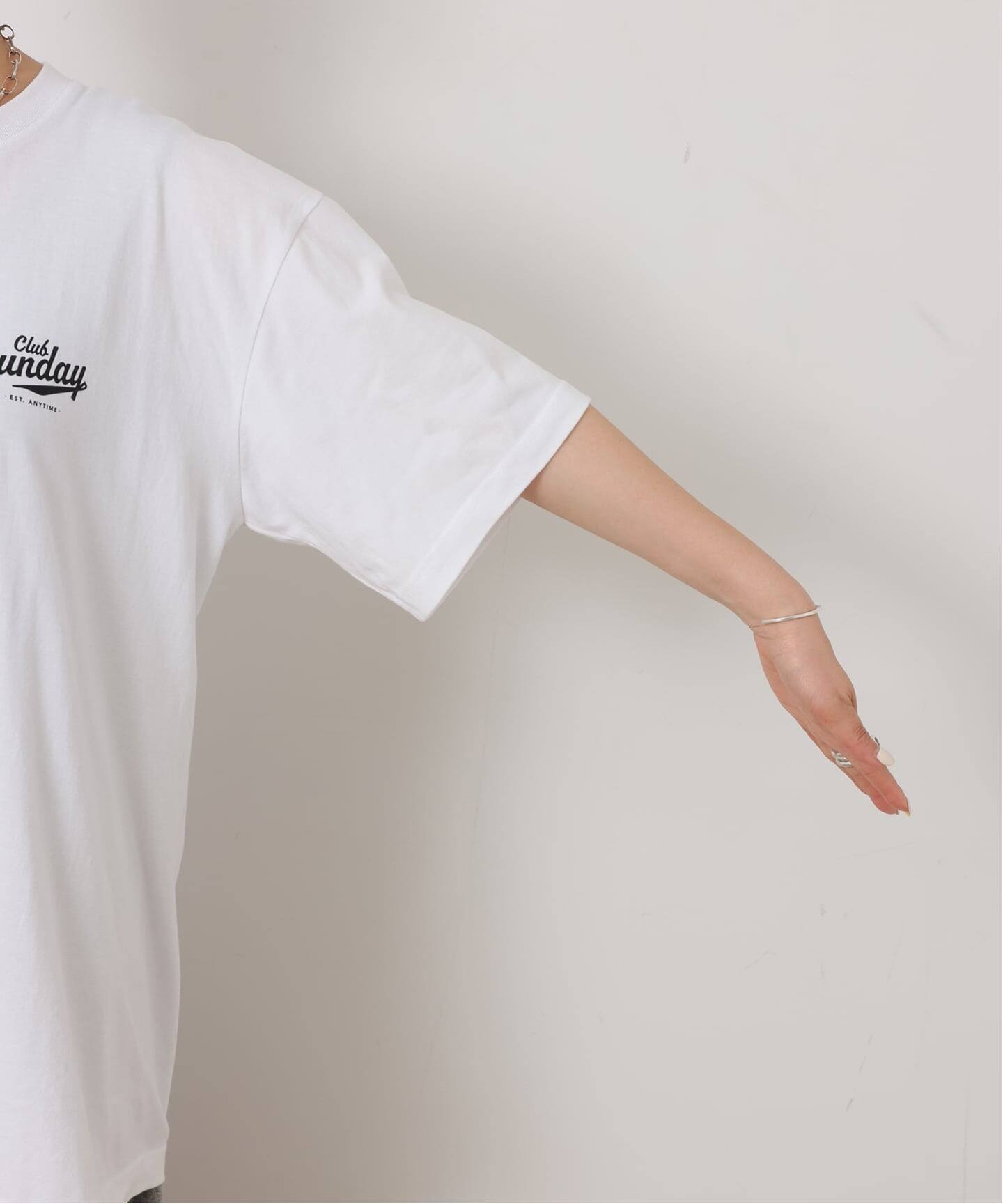 サイド Club Sunday Tシャツ（Tシャツ／カットソー）｜journal