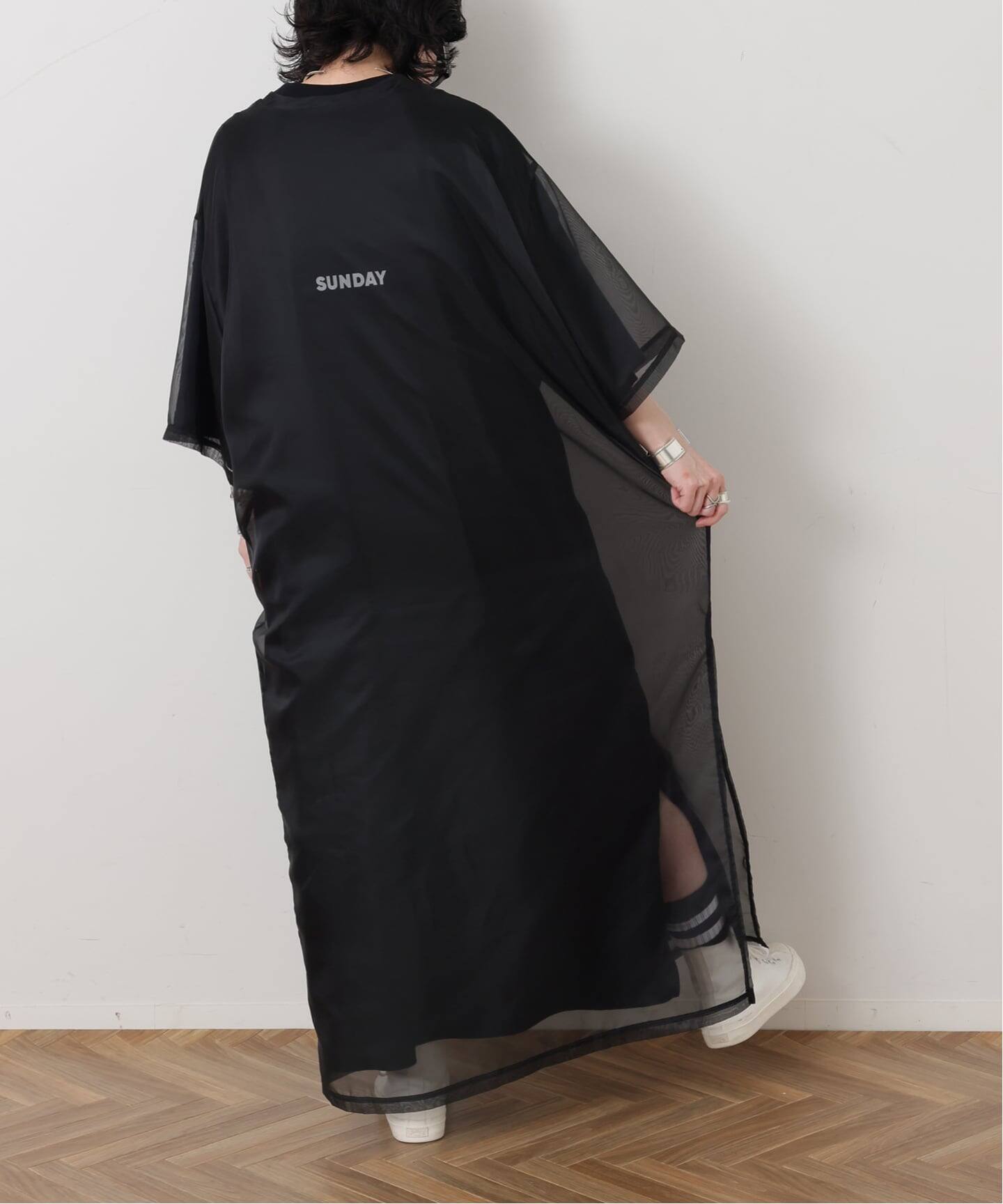 SUNDAY Sheer T-ワンピース（ワンピース）｜journal standard luxe