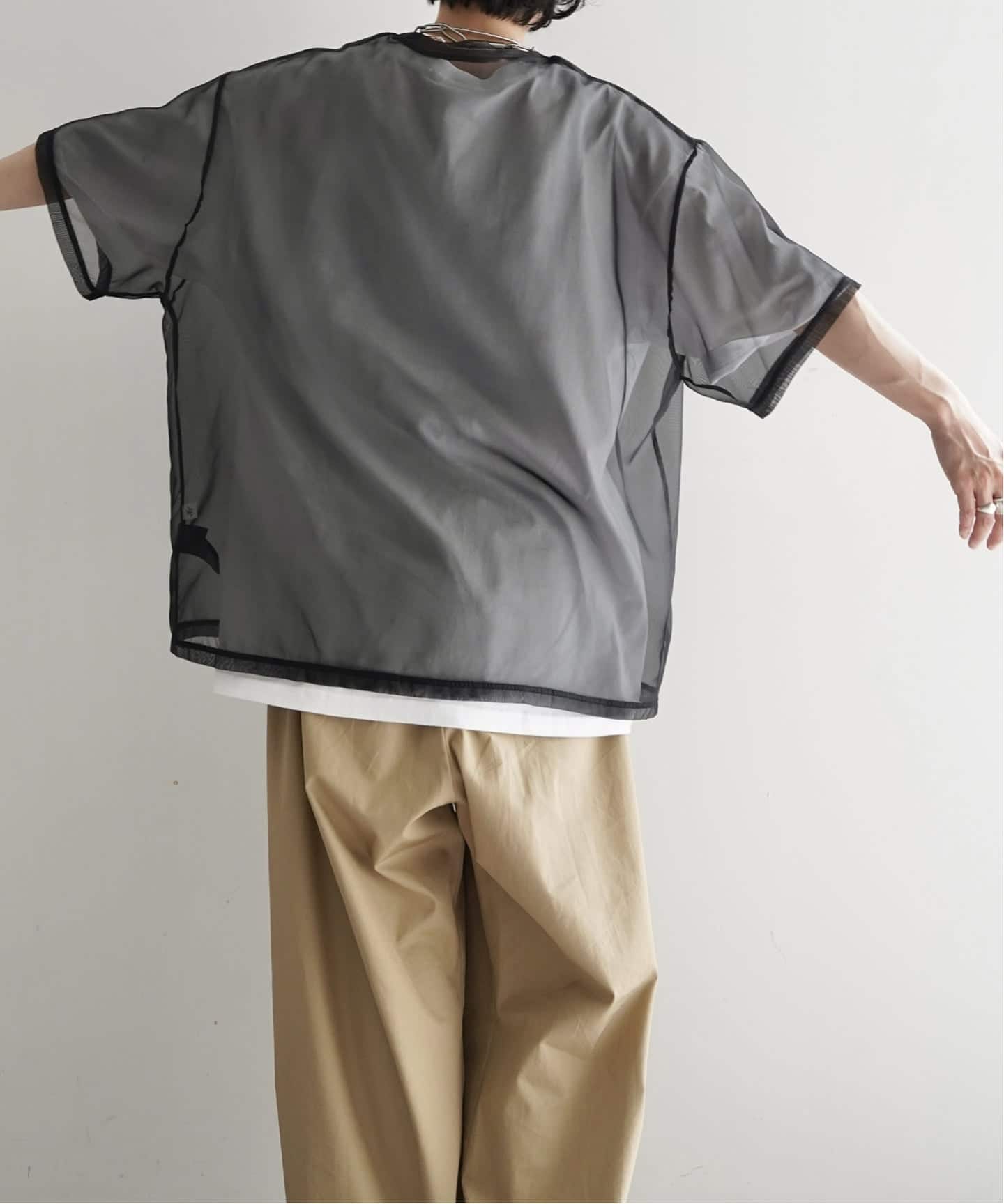 予約》SUNDAY Sheer Tシャツ（Tシャツ／カットソー）｜journal