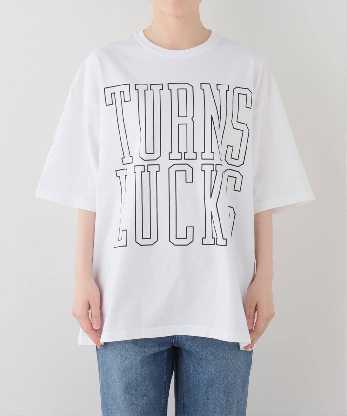 追加》プリントT TURNS LUCKS（Tシャツ／カットソー）｜journal
