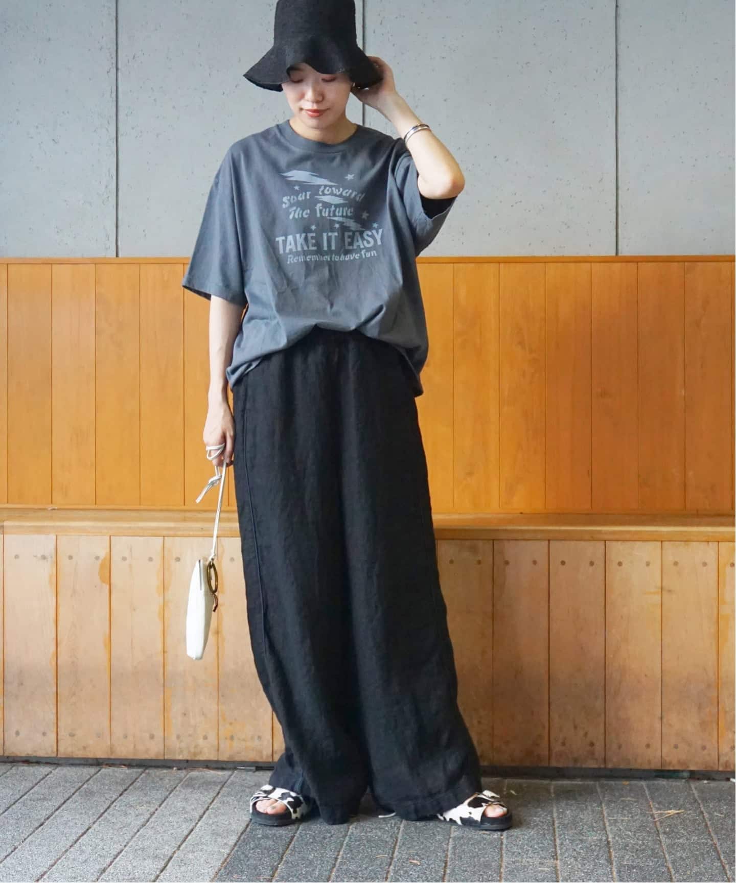 プリントT(TAKE IT EASY)（Tシャツ／カットソー）｜journal standard