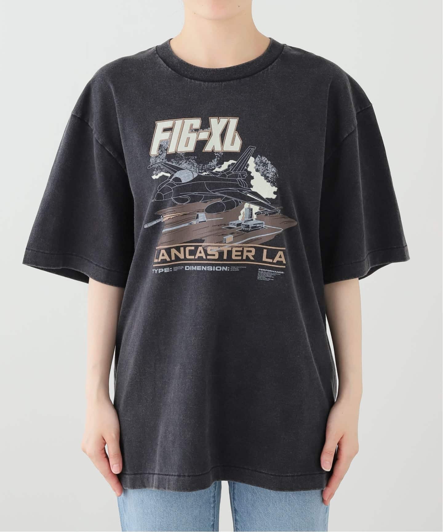 Faded graphic Print T　新品ブラック Faded graphic Print T（Tシャツ／カットソー）｜journal standard