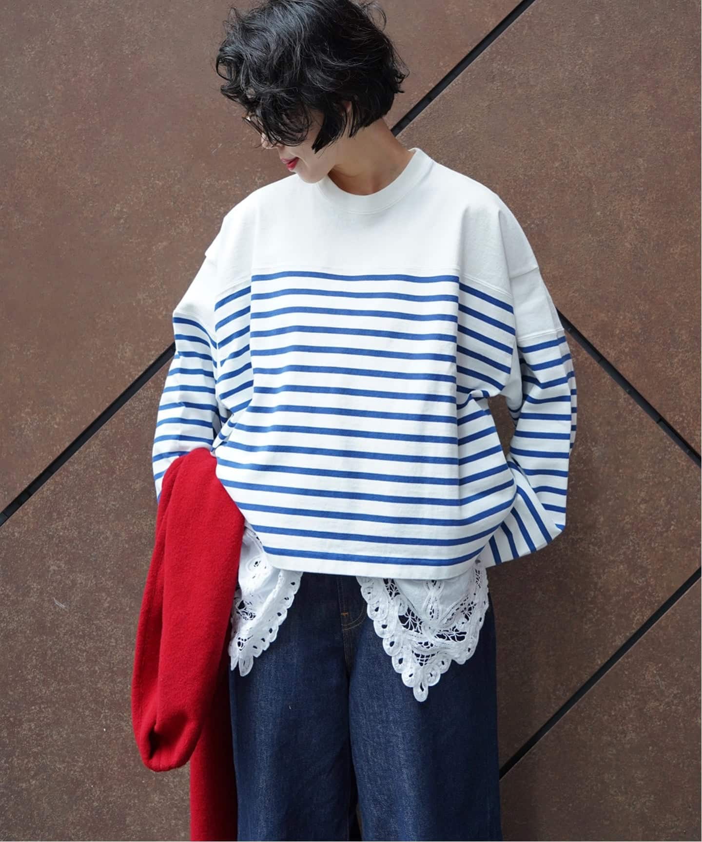 25TH BORDER WIDE SHORT（Tシャツ／カットソー）｜journal standard