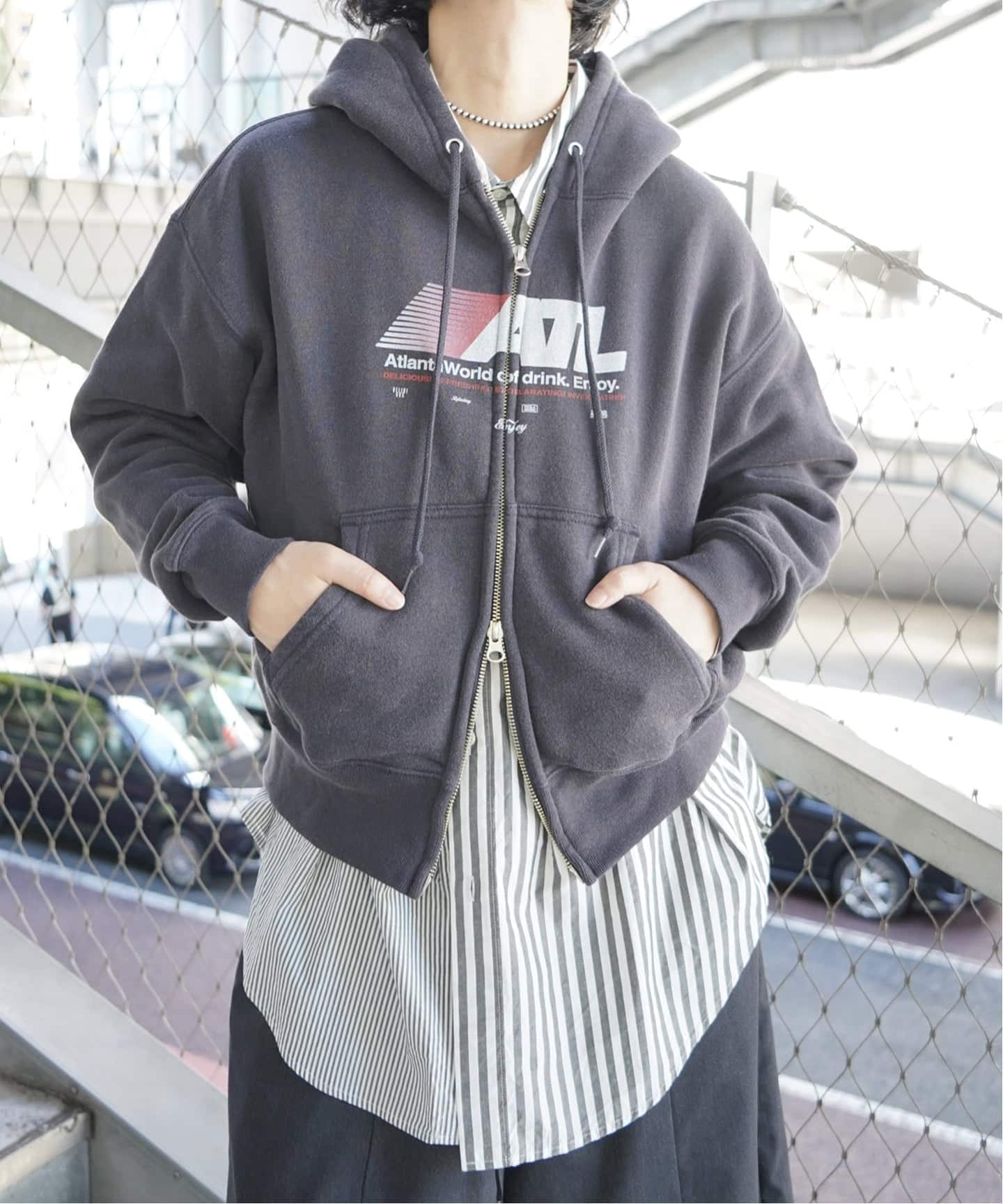 Print Zip Hoodie（パーカー）｜journal standard luxe（ジャーナル