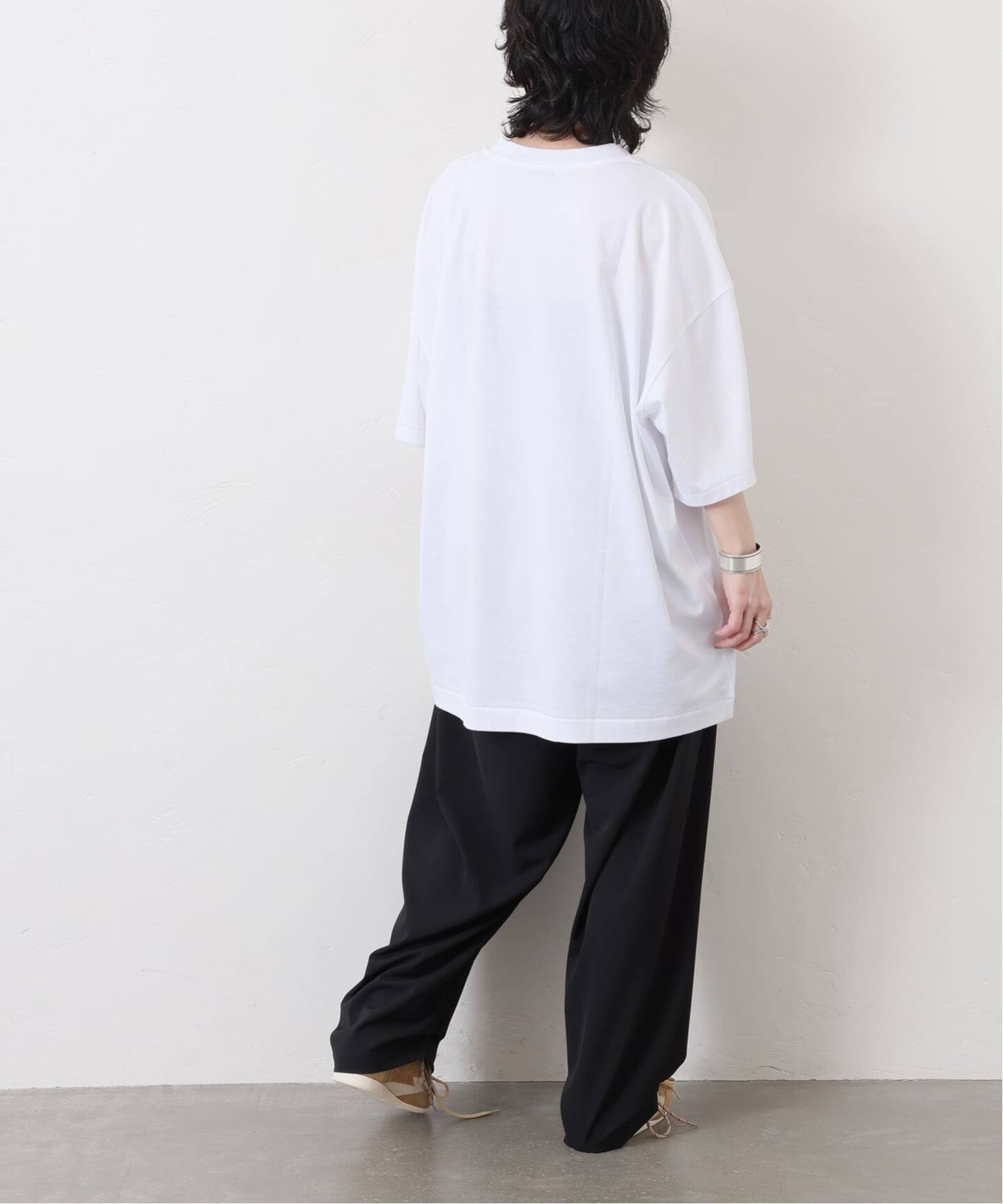 ATON 】SUVIN 60/2 OVERSIZED T-SHIRT（Tシャツ／カットソー