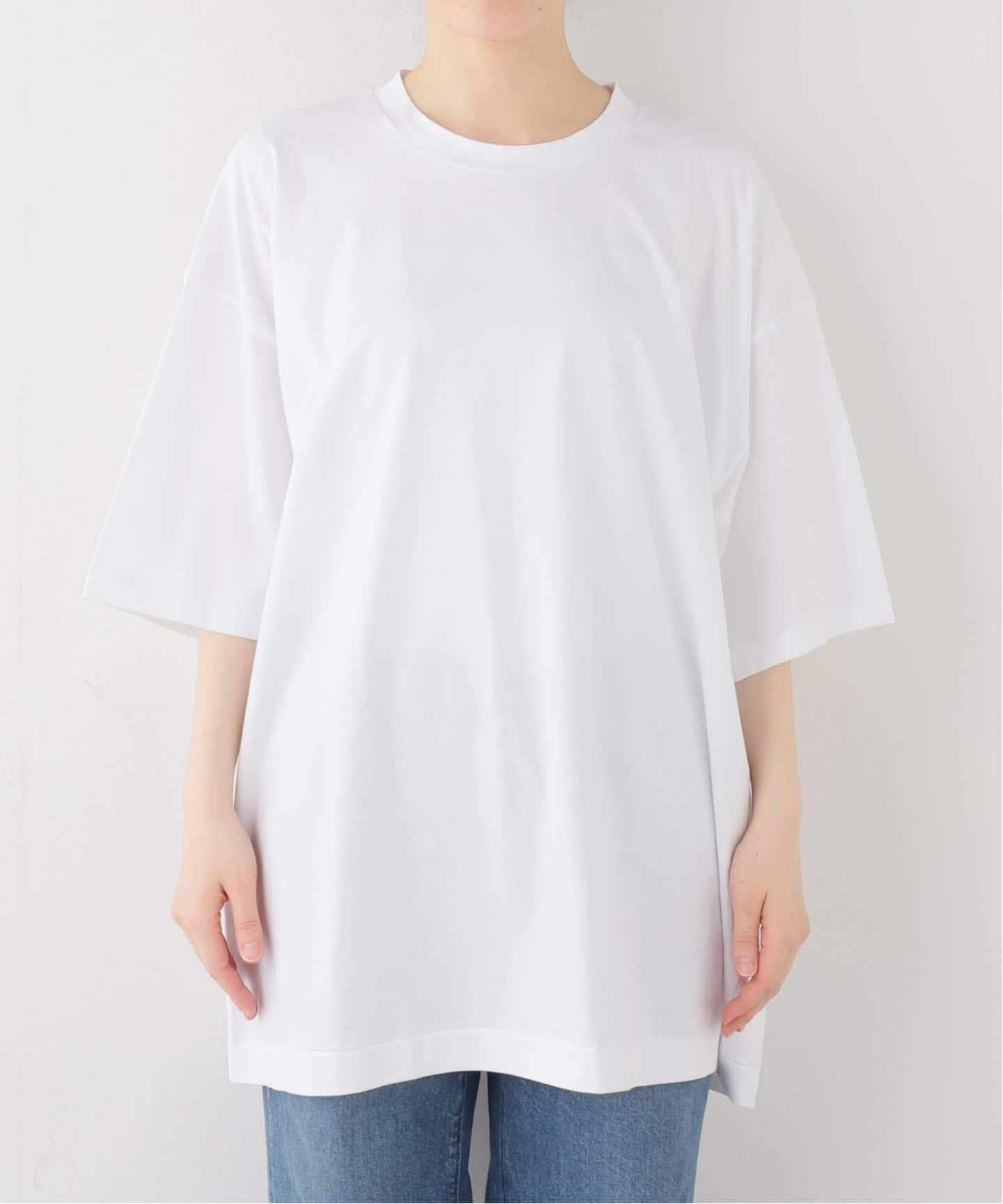 ATON 】SUVIN 60/2 OVERSIZED T-SHIRT（Tシャツ／カットソー