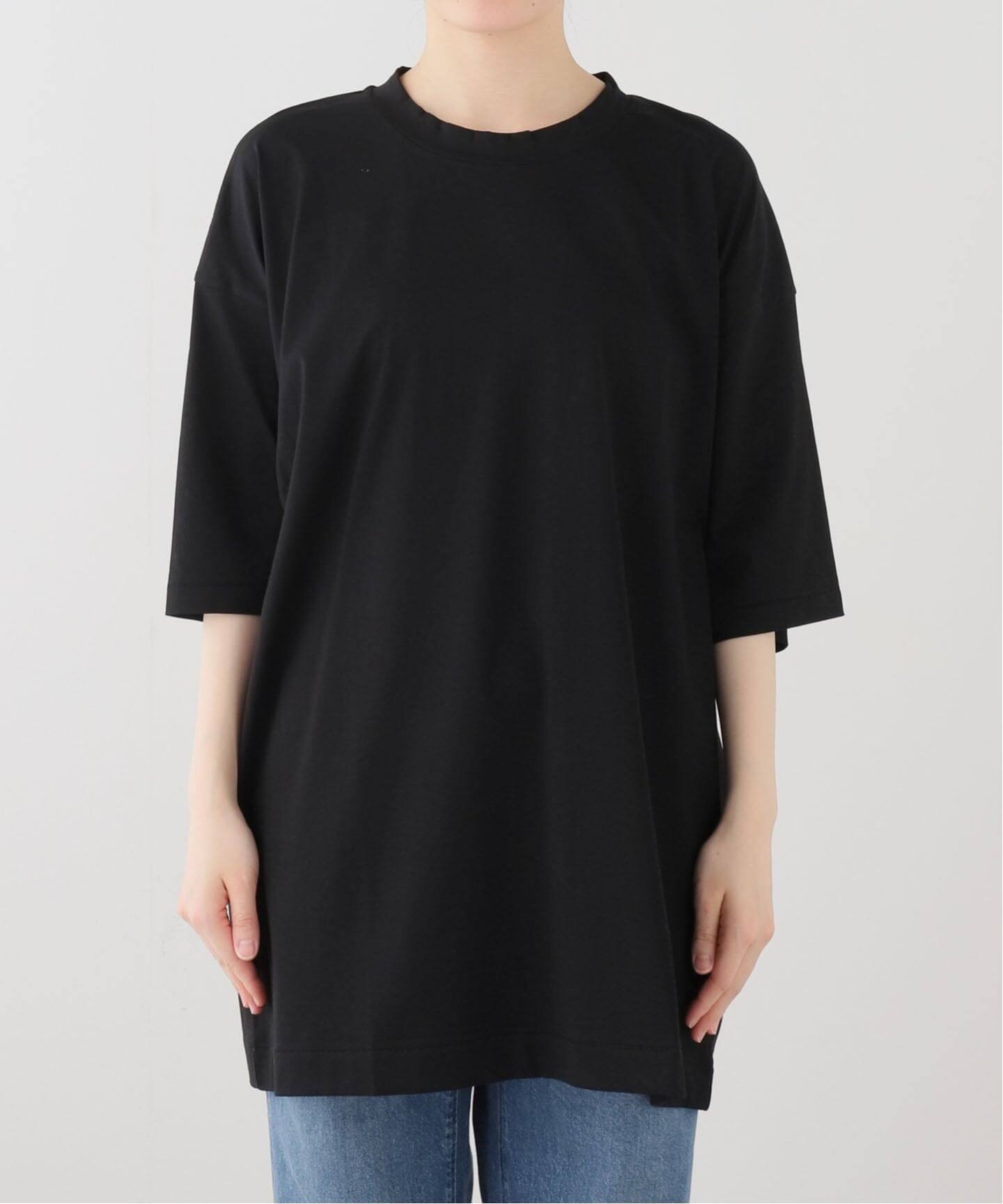 ATON 】SUVIN 60/2 OVERSIZED T-SHIRT（Tシャツ／カットソー