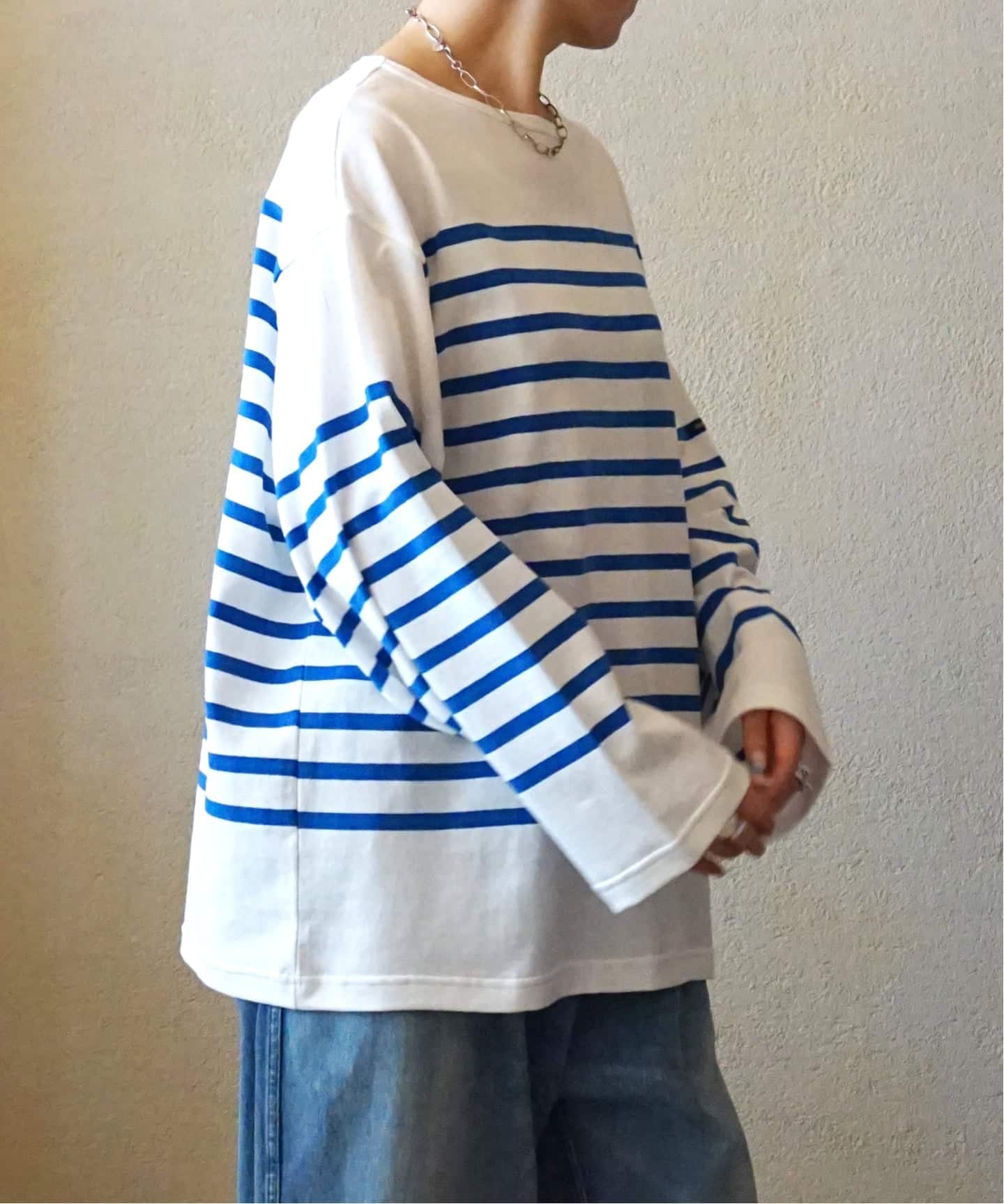 ❤︎新品❤︎OUTIL ウティ❤︎habas ボーダーカットソー OUTIL TRICOT HABAS / BORDER