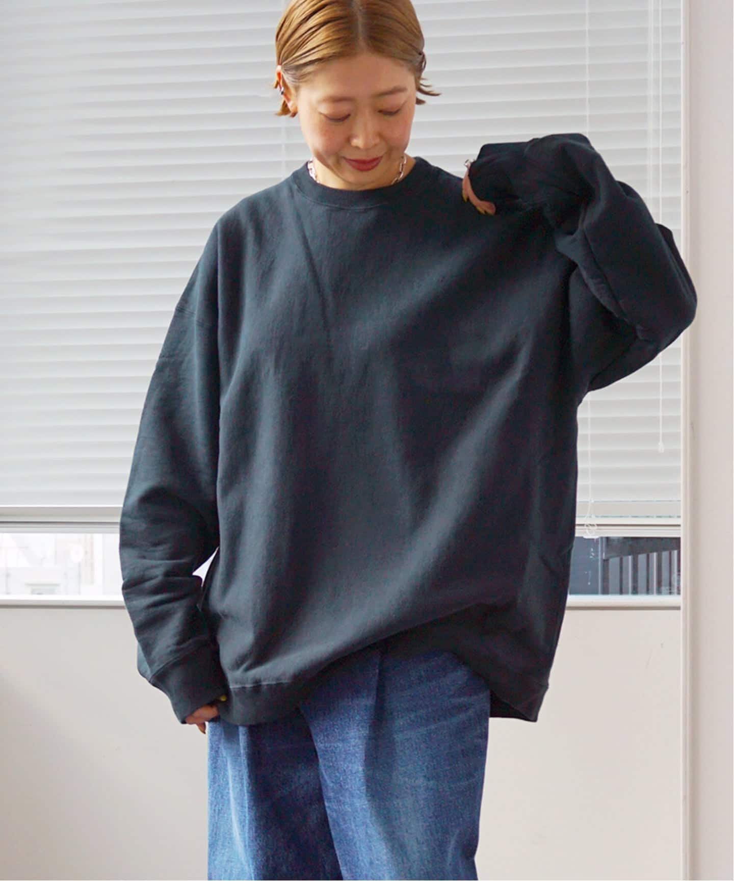 ATON】NATURAL DYED OVERSIZED SWEAT（スウェット）｜journal standard