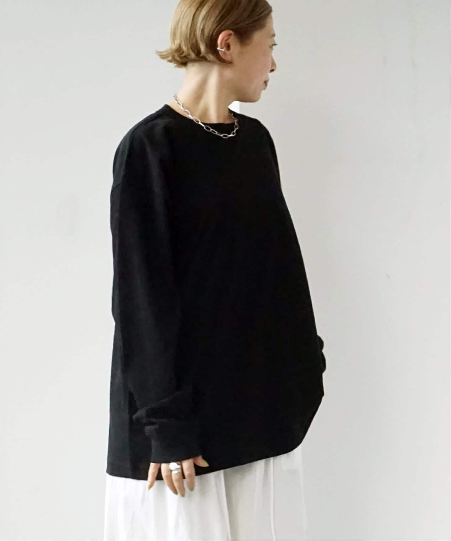 ATON】LOOSE FIT LONG SLEEVE T-SHIRT（Tシャツ／カットソー
