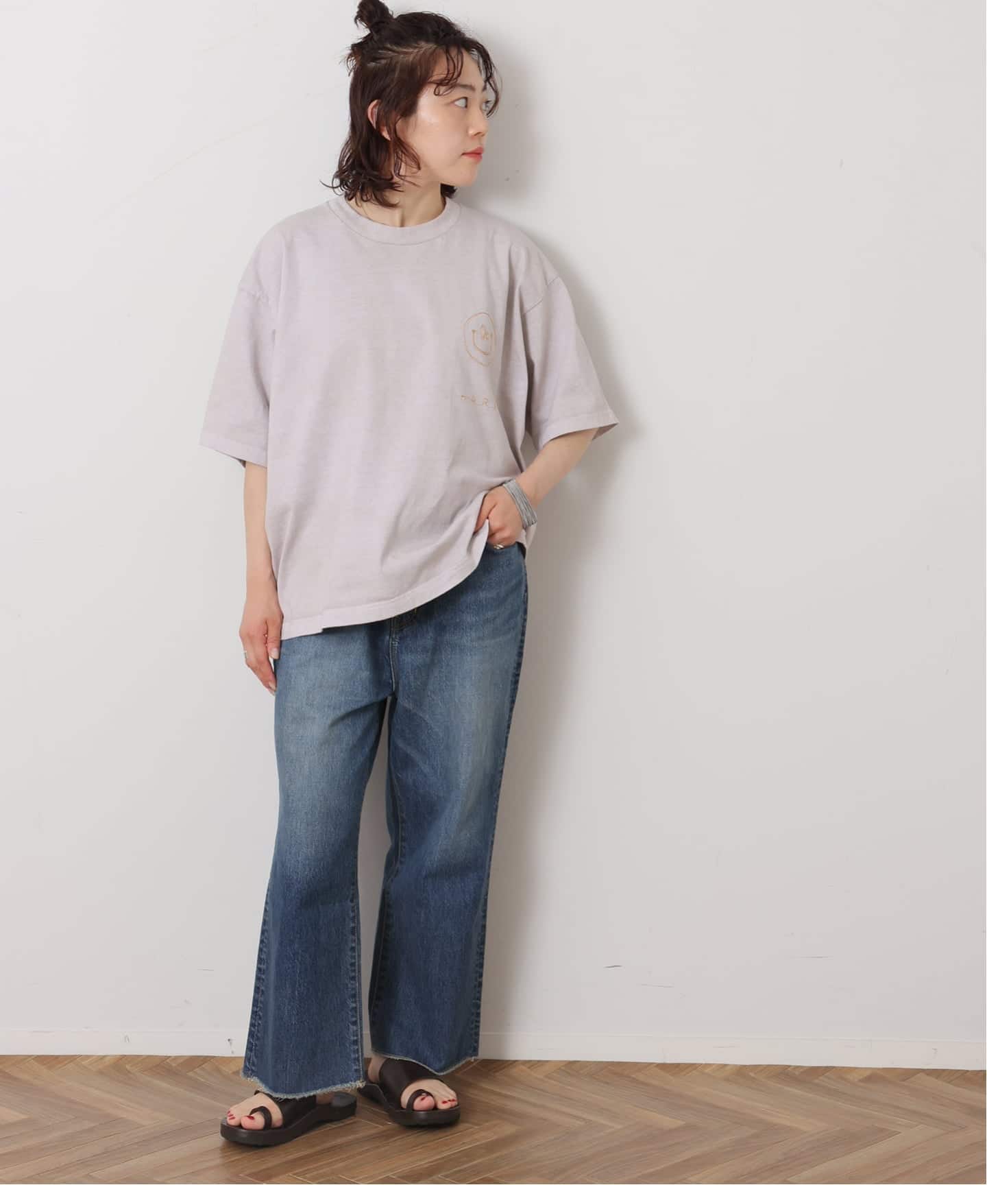 追加予約》【HARi 】NATIVE SMILE T SHIRT（Tシャツ／カットソー