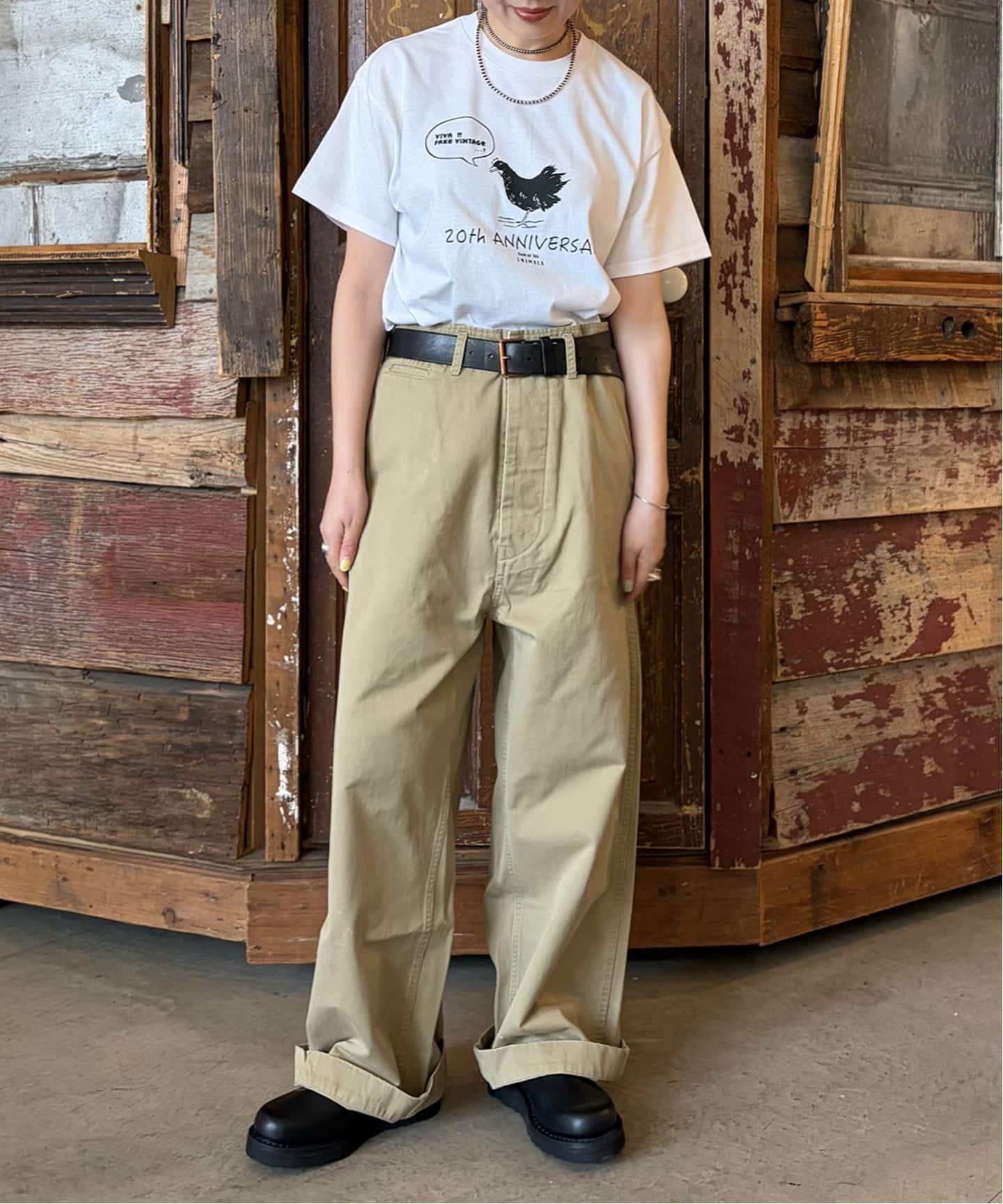 チマラ × JOURNAL STANDARD LUXE 20TH Tシャツ chimala】 CHIMALA 20TH ANNIV. TEE（Tシャツ／カットソー）｜journal