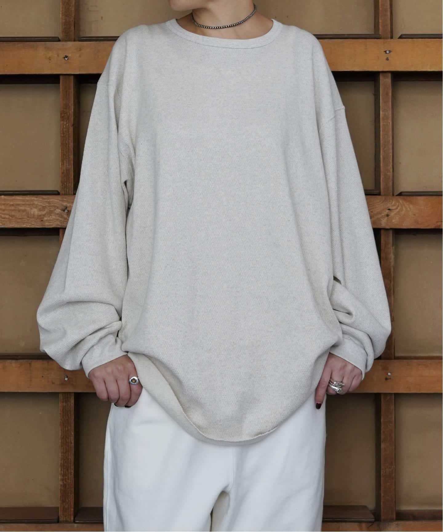 chimala】UNISEX WAFFLE CREW TOP（Tシャツ／カットソー）｜journal