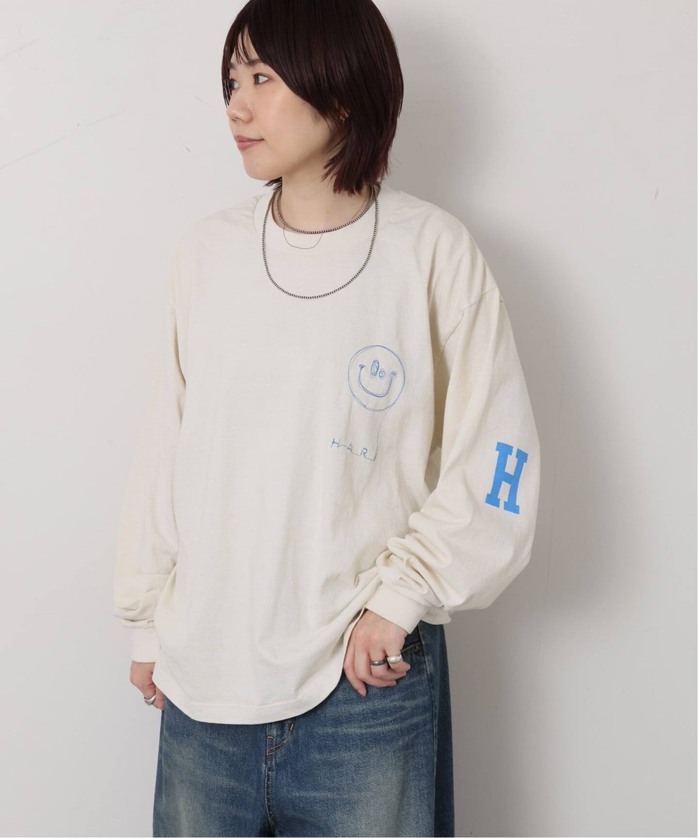 jornal standard luxe HARi SMILYロングスリーブT 予約》【HARi】NATIVE SMILE LS TEE（Tシャツ／カットソー）｜journal
