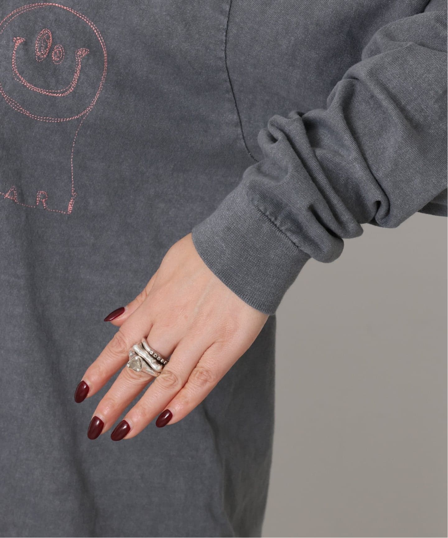 J.S LUXE　HARi NATIVE SMILE T SHIRT 予約》【HARi】NATIVE SMILE LS TEE（Tシャツ／カットソー）｜journal